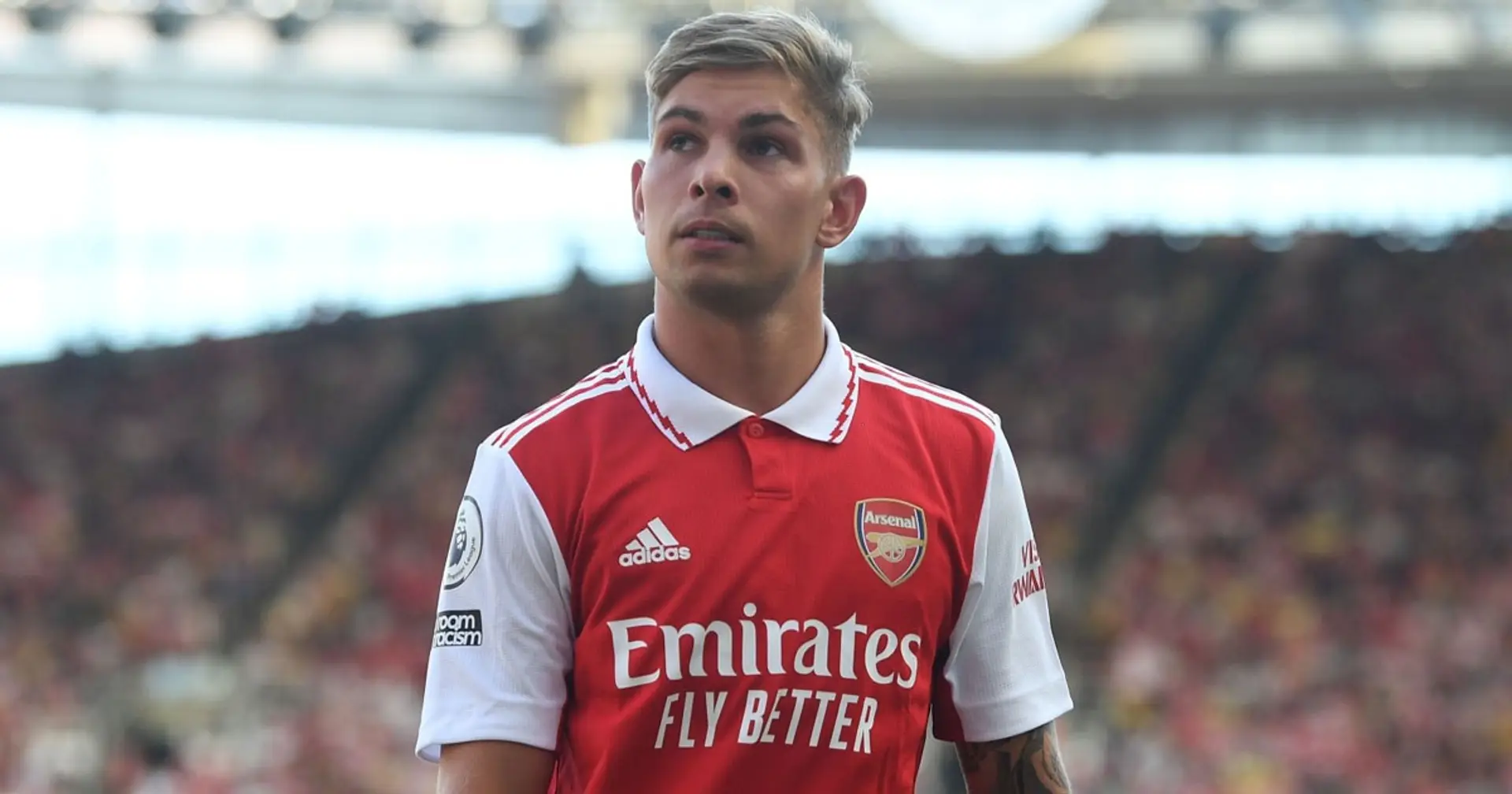When was the last time Smith Rowe started for Arsenal? Answered