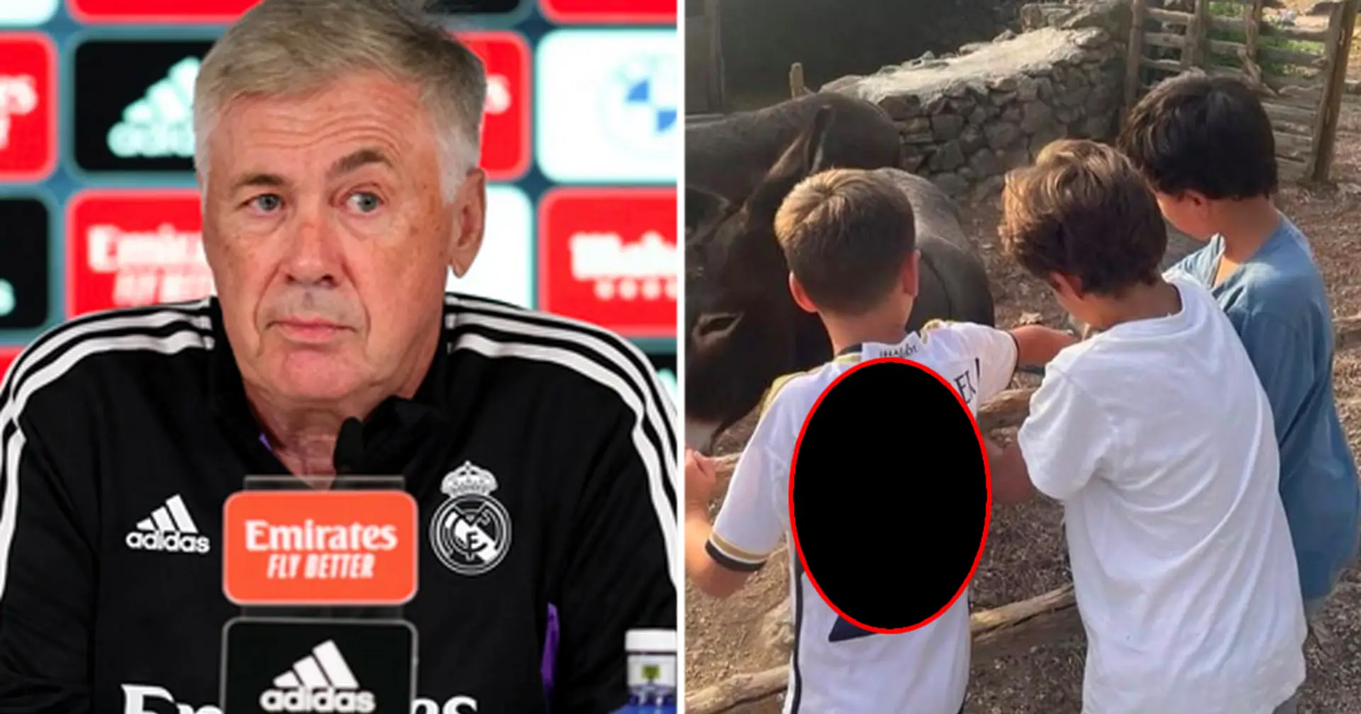Repéré : le petit-fils d'Ancelotti porte le maillot de la nouvelle recrue du Real Madrid – ce n'est pas celui de Bellingham