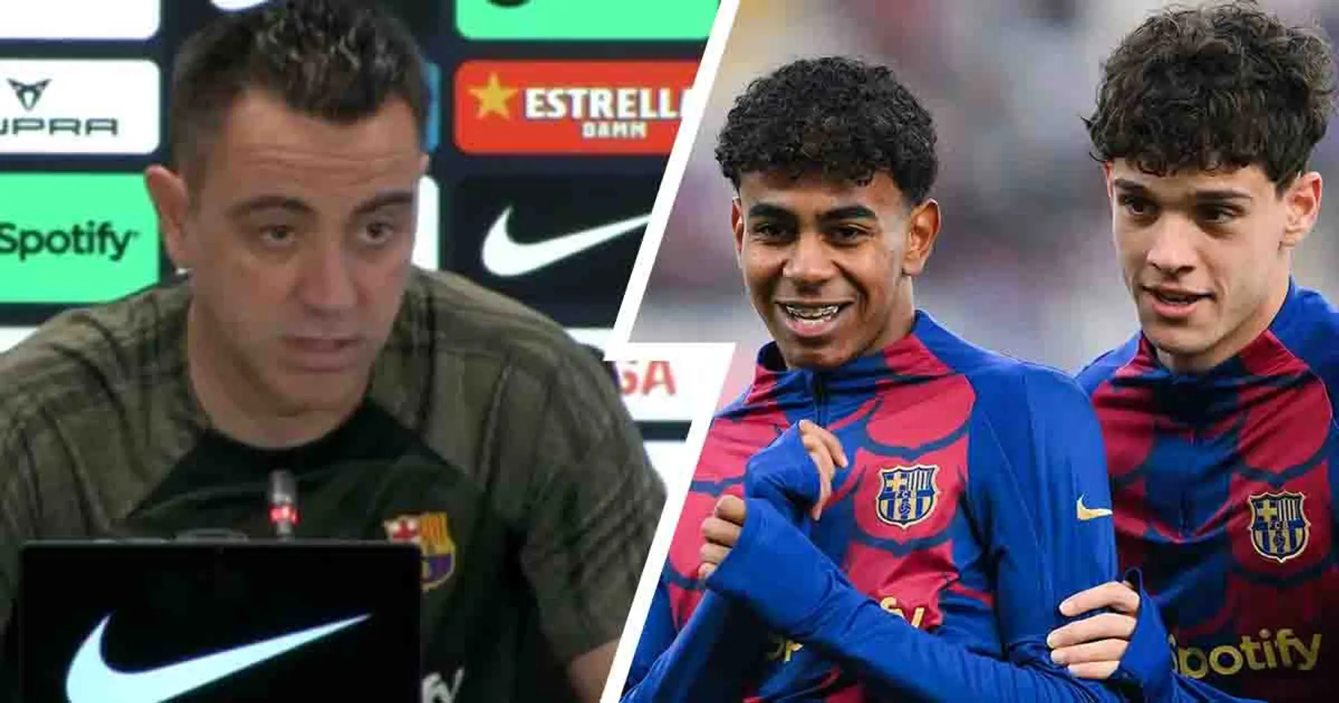 Xavi names two Barcelona stars he 'hopes' sign new long-term contracts