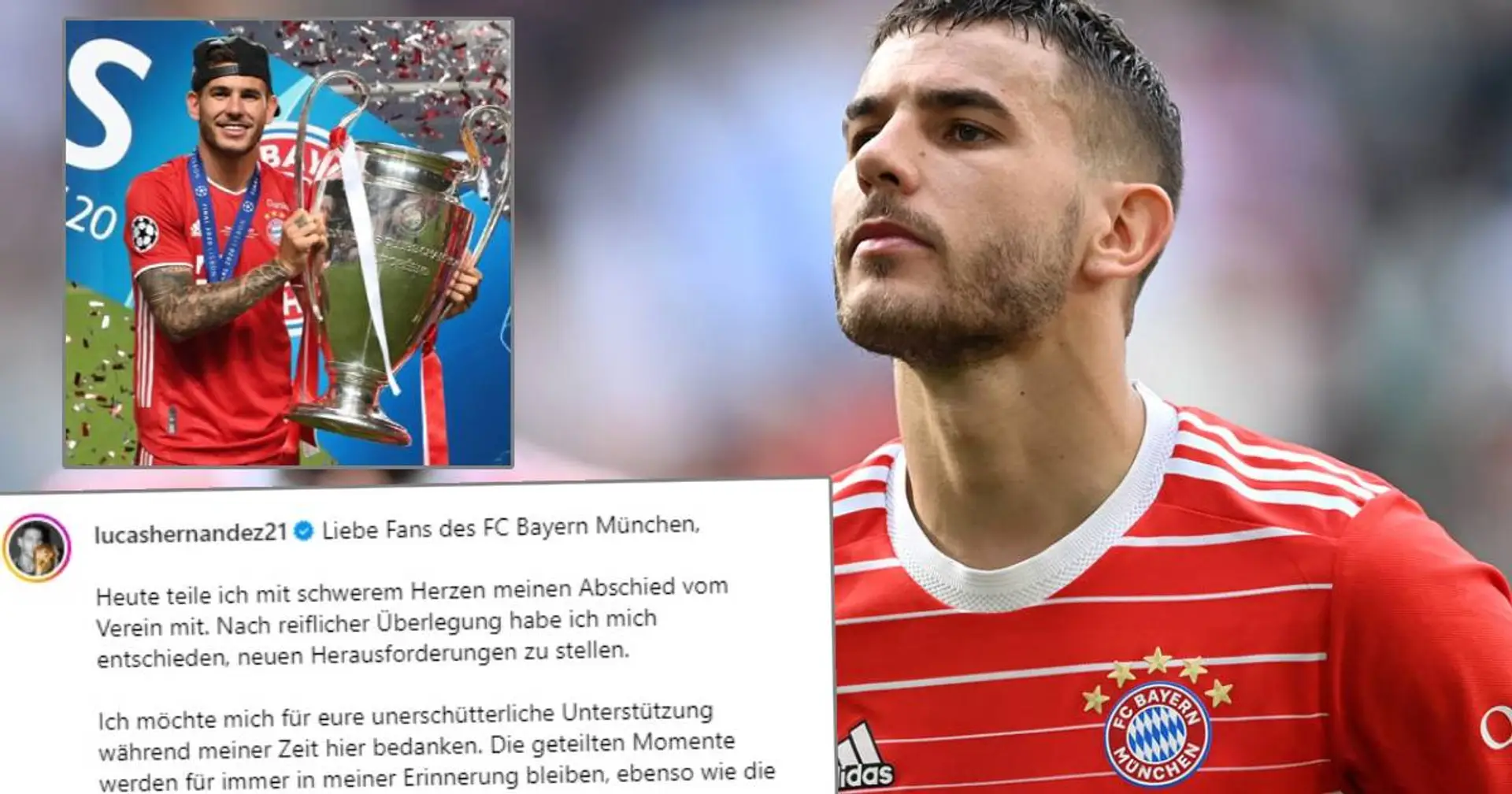 "Bitte euch, meine Entscheidung zu respektieren": Hernandez nimmt Abschied von Bayern-Fans
