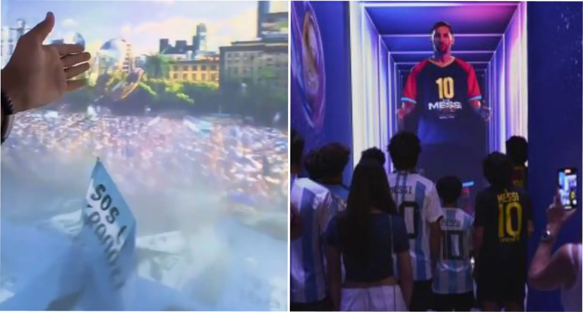 Les premières images de la première exposition Messi Experience au monde émergent – vous allez l'adorer