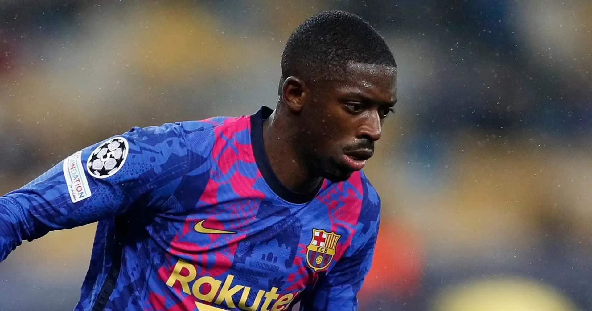 Dembele ready to accept pay cut to stay at Barca (reliability: 5 stars)