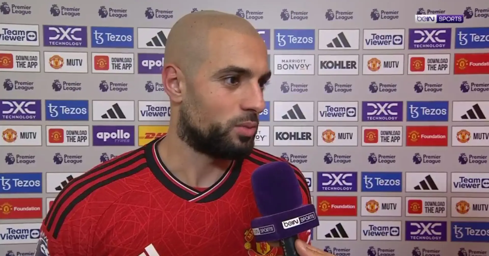 'I started the season with an injury': Sofyan Amrabat opens up on his Man United struggles