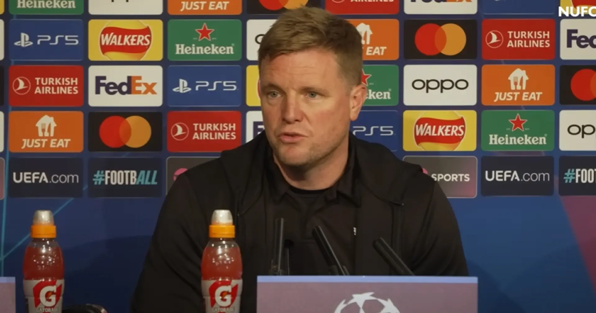 'That is a lesson for us': Eddie Howe on Borussia Dortmund match 