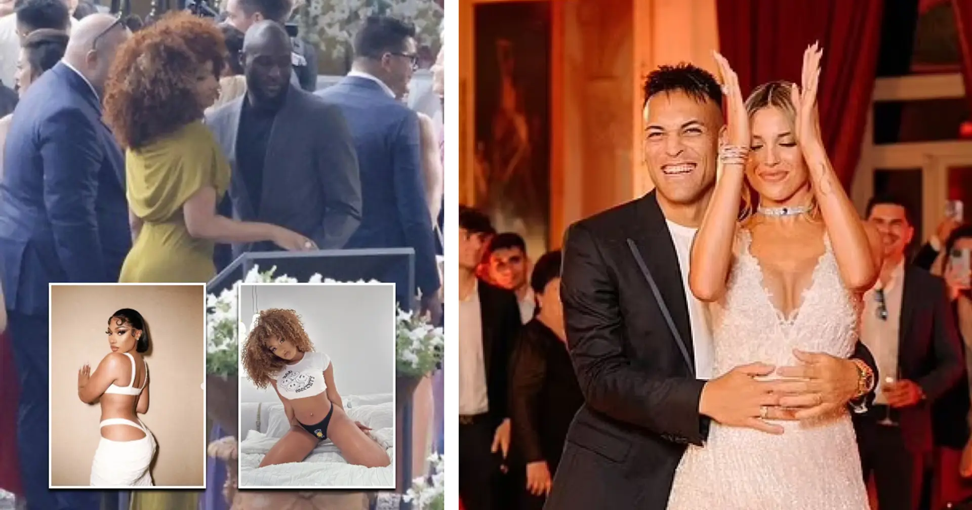 'And people say he lacks ambition': Lukaku spotted holding hands with Megan Thee Stallion at Lautaro's wedding