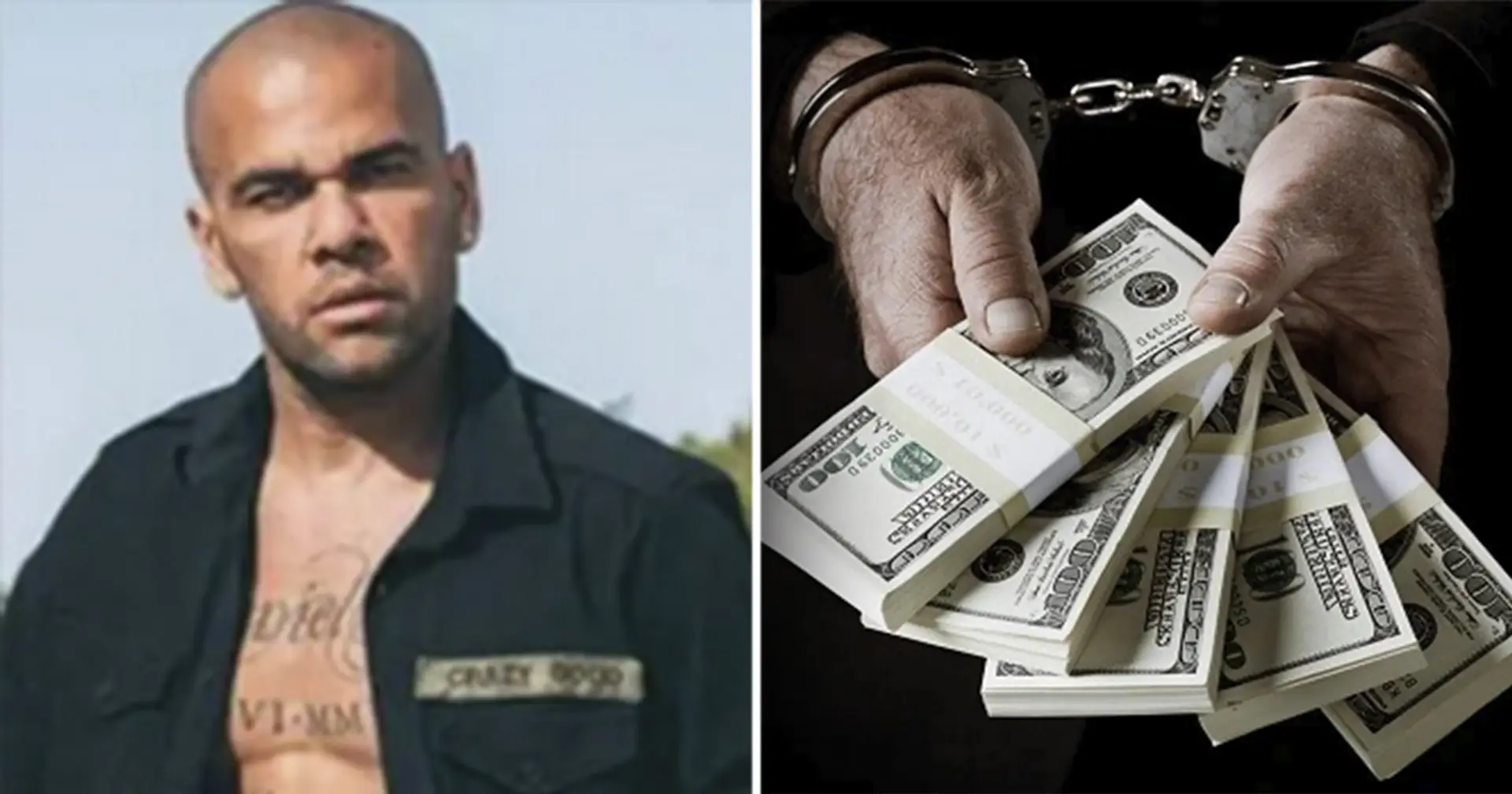 Comment Dani Alves a dépensé son premier argent en prison - il a reçu 100 €