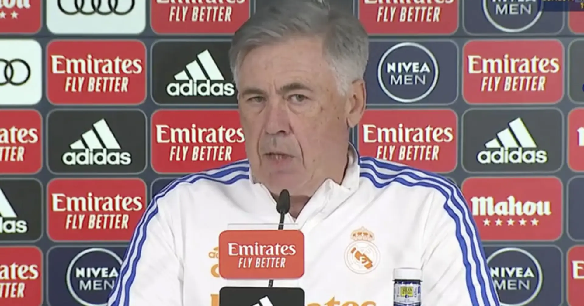 Ancelotti responds to people bashing him for lack of squad rotation