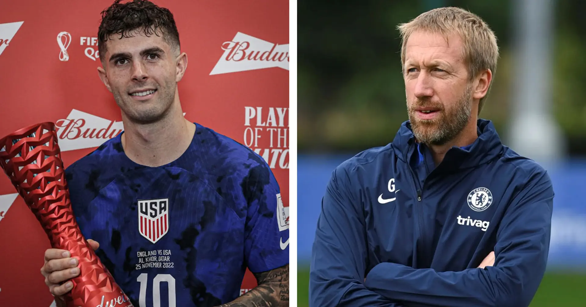 Pulisic 'frustrated' at lack of starts under Potter - 3 PL clubs interested in him (reliability: 4 stars)