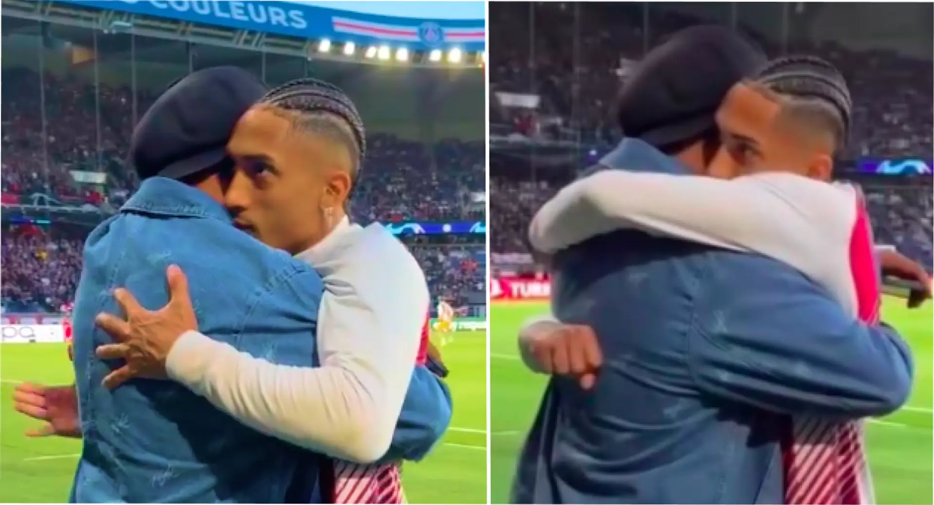 SPOTTED: Raphinha meets childhood idol before PSG masterclass
