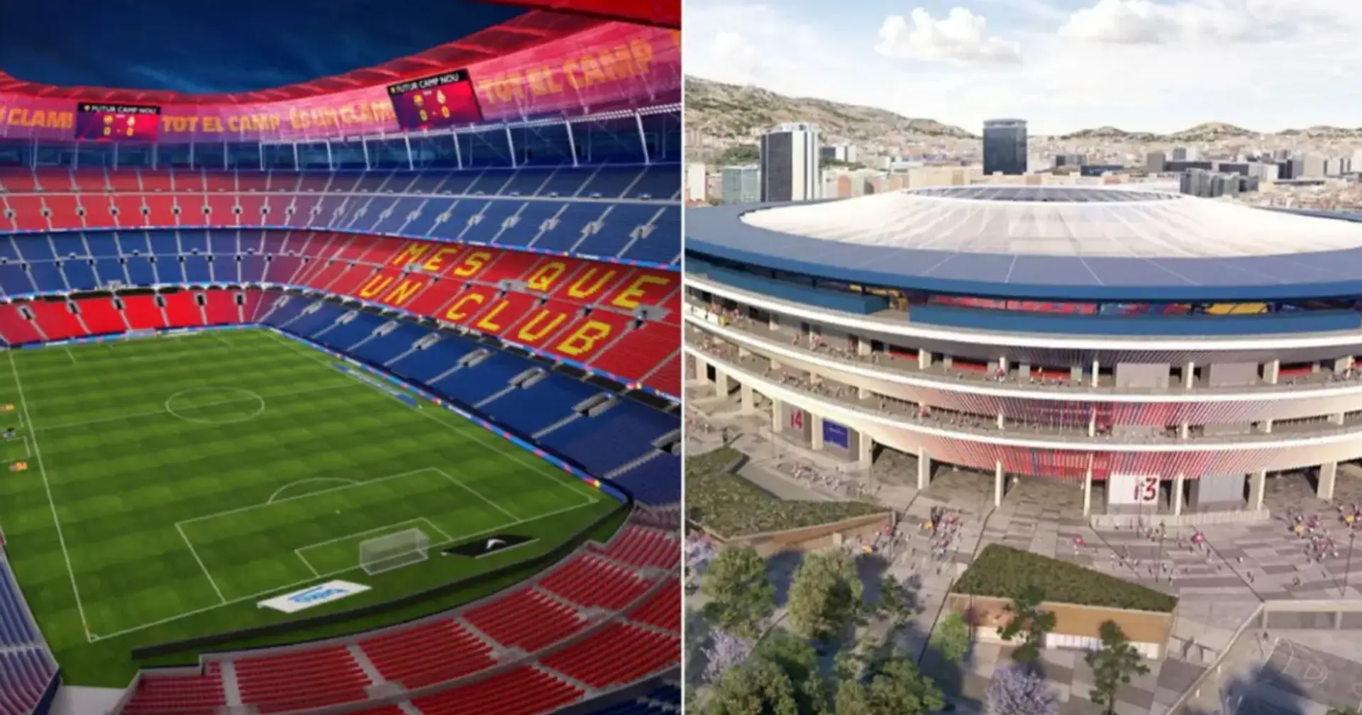 Wie sieht das Camp Nou jetzt aus? Bilder vom Umbau des Stadions gezeigt