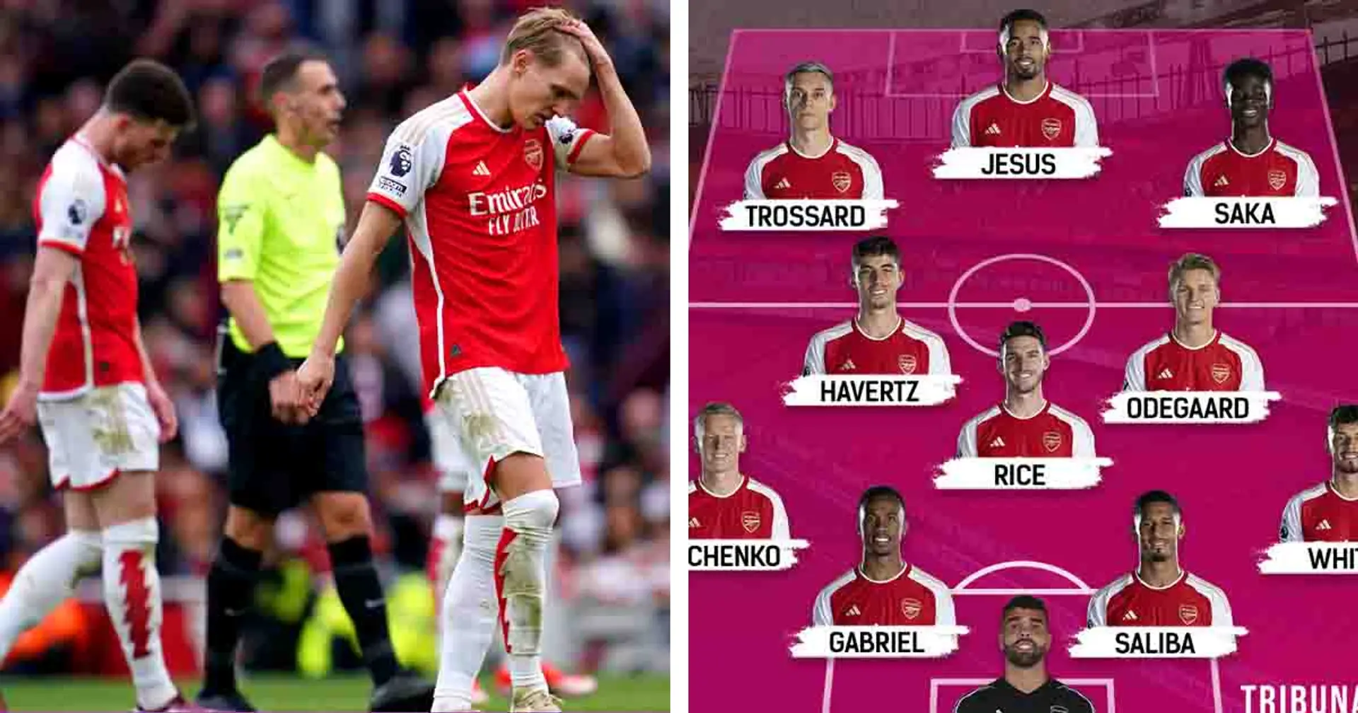 Arsenal's biggest positives in Aston Villa loss shown in lineup - only two players feature