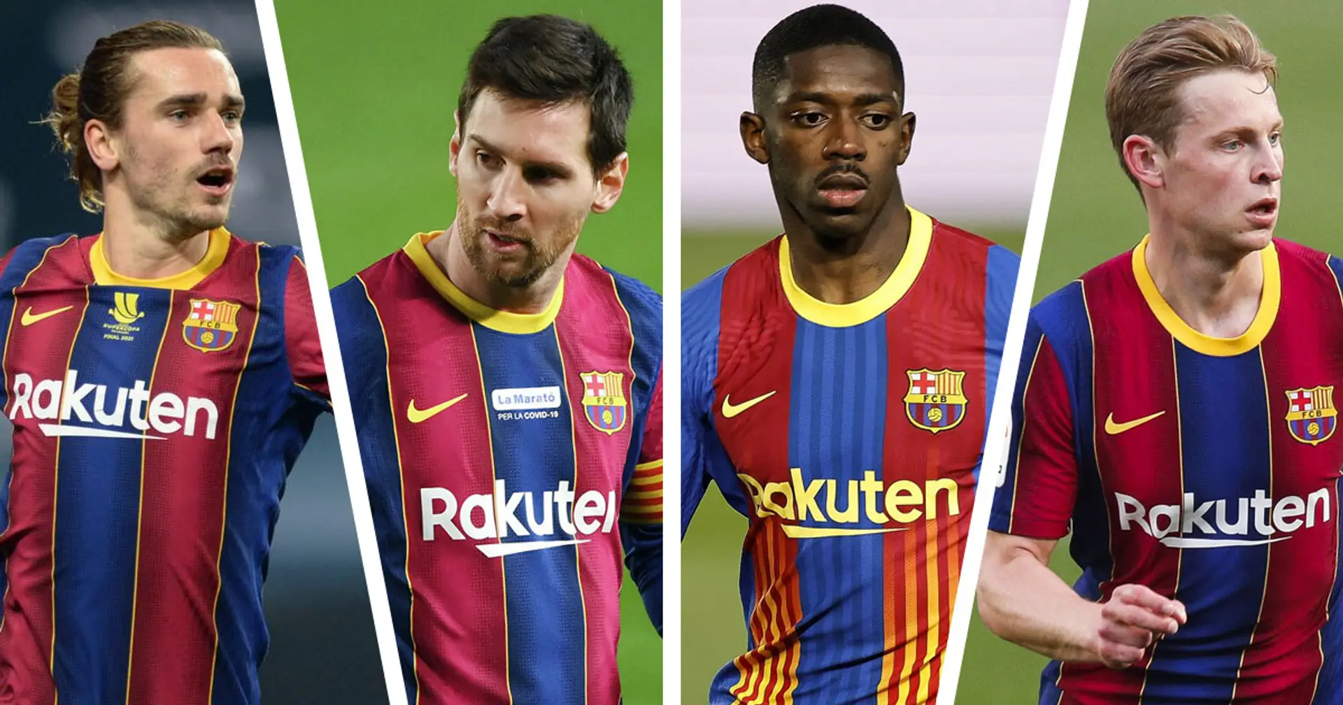 Messi far ahead, De Jong in 4th: a look at Barcelona's top goalscorers in 2020/21 seasons