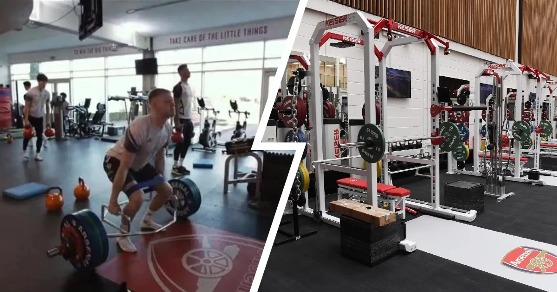 Arsenal player who doesn't like gym work named - he's one of the strongest