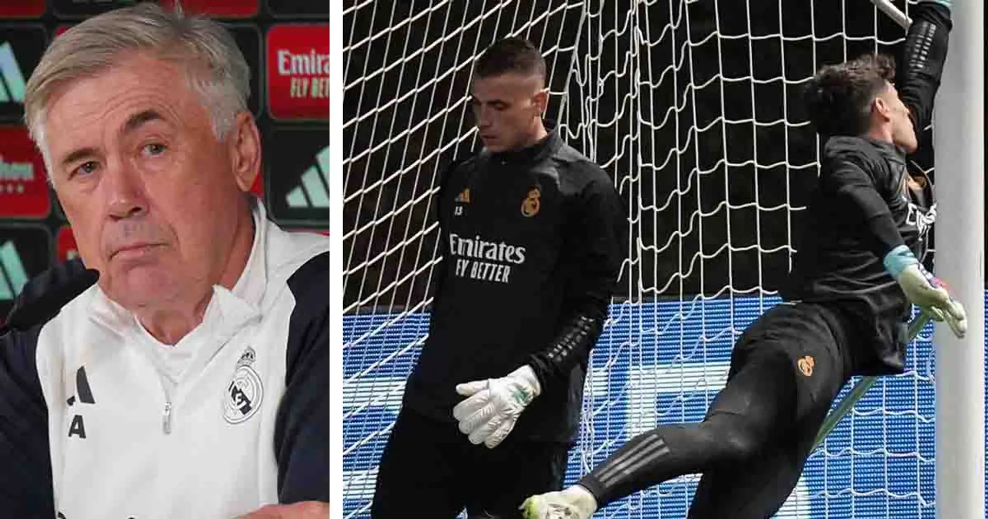 'No internal debate': Ancelotti opens up on Lunin vs Kepa battle for goalkeeper spot