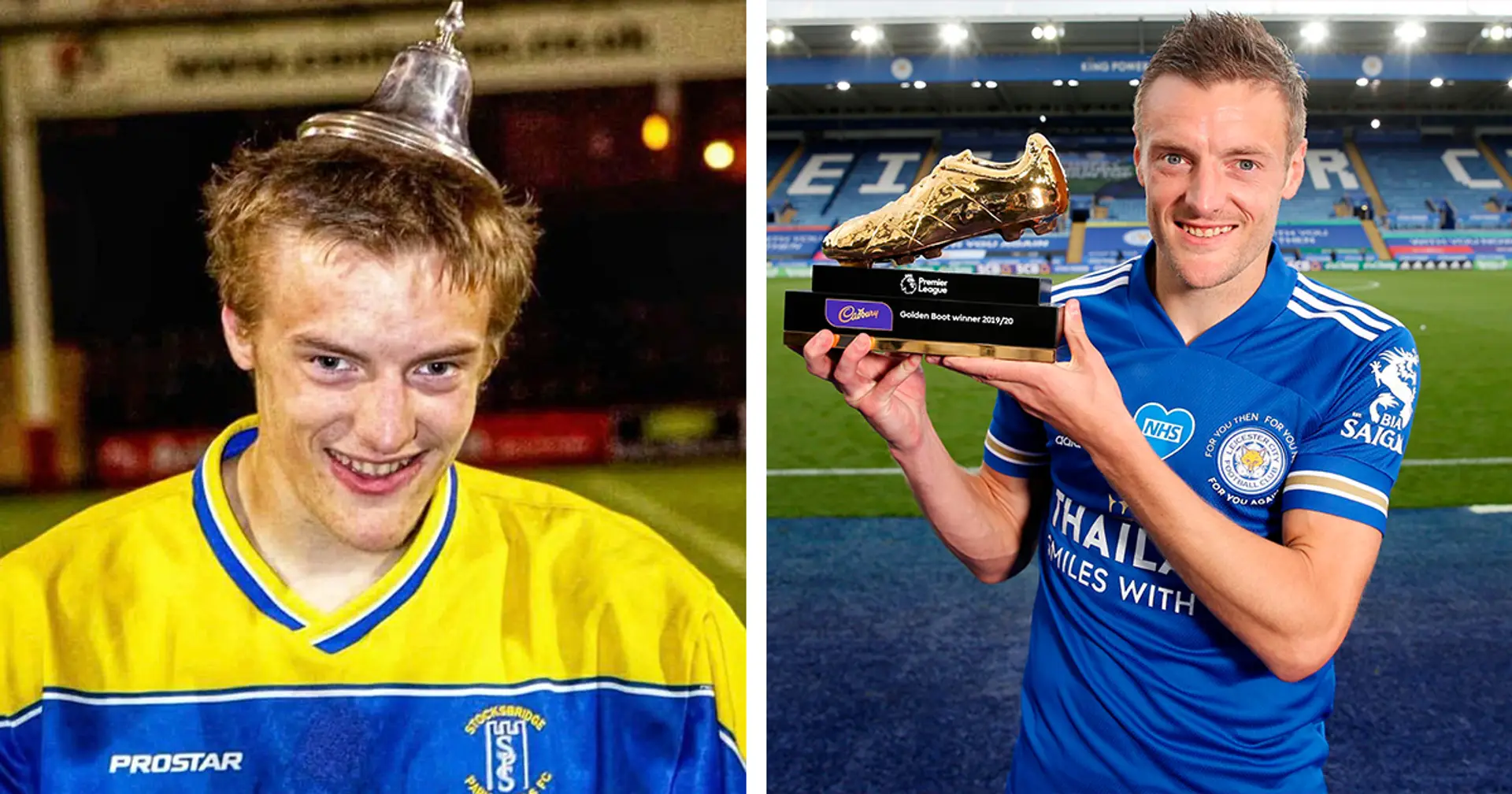 Jamie Vardy sends inspirational message after winning Golden Boot - 10 years ago he was earning £30 a week in 8th tier of English football