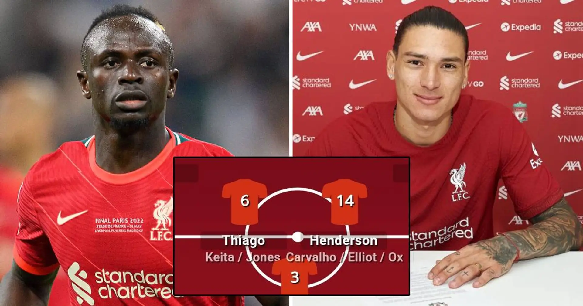 Mane out, Nunez and Ramsay in: Liverpool's starting XI and squad depth for next season