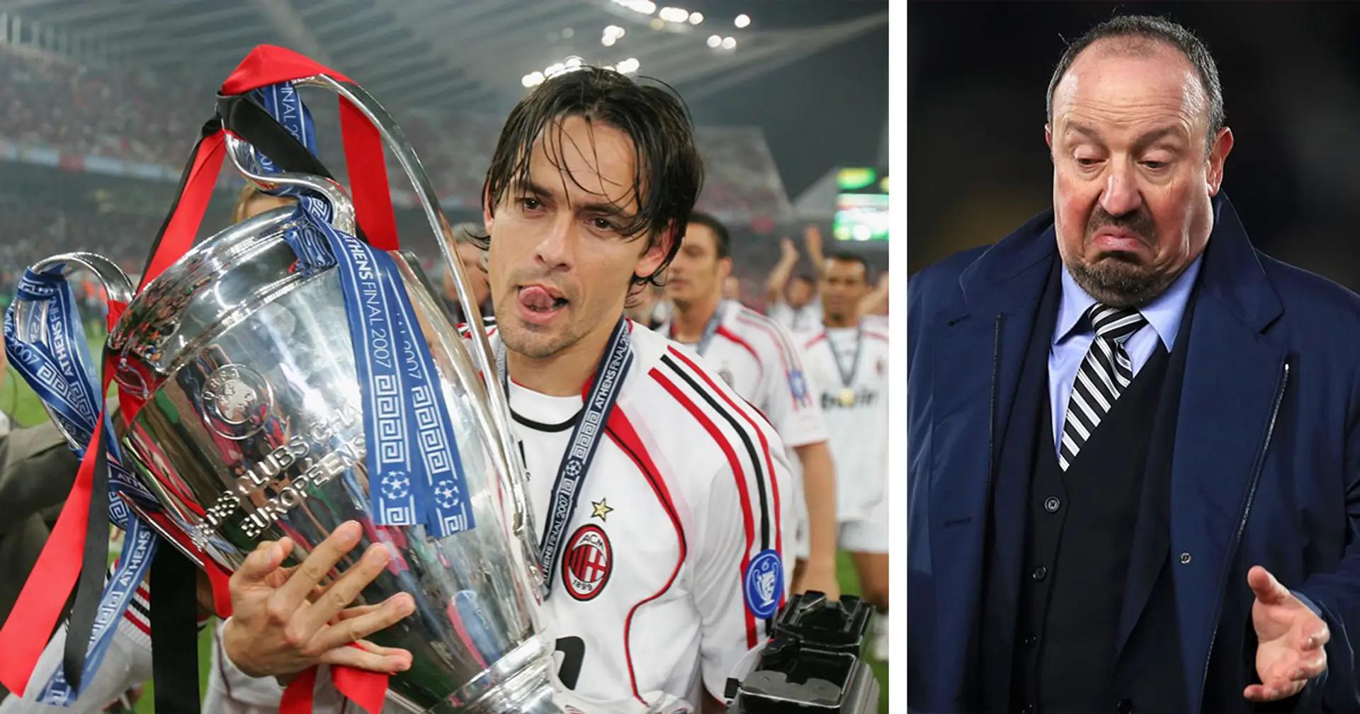 "Il gol di Inzaghi fu un colpo di fortuna": Benitez rosica ancora dopo la finale Champions di Atene tra Milan e Liverpool