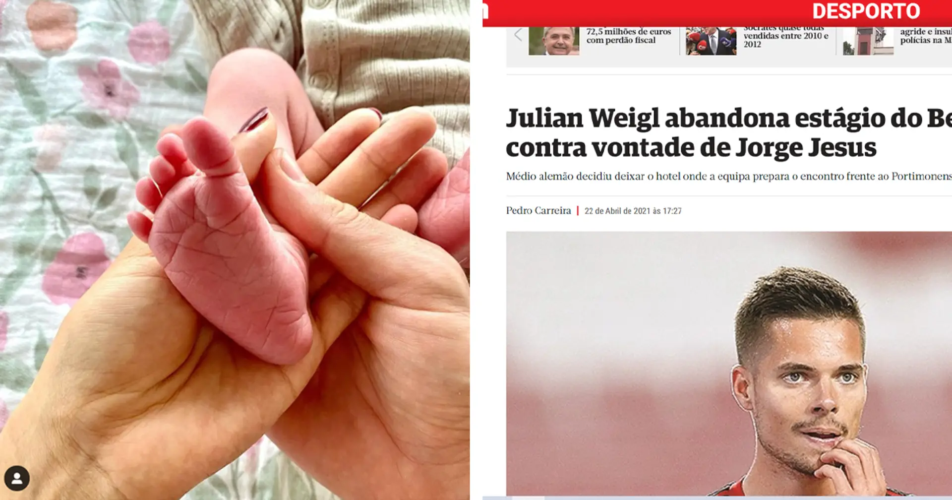 Julian Weigl wird Papa: Medien suchen nach Skandal und werfen ihm das Verlassen des Trainingslagers vor