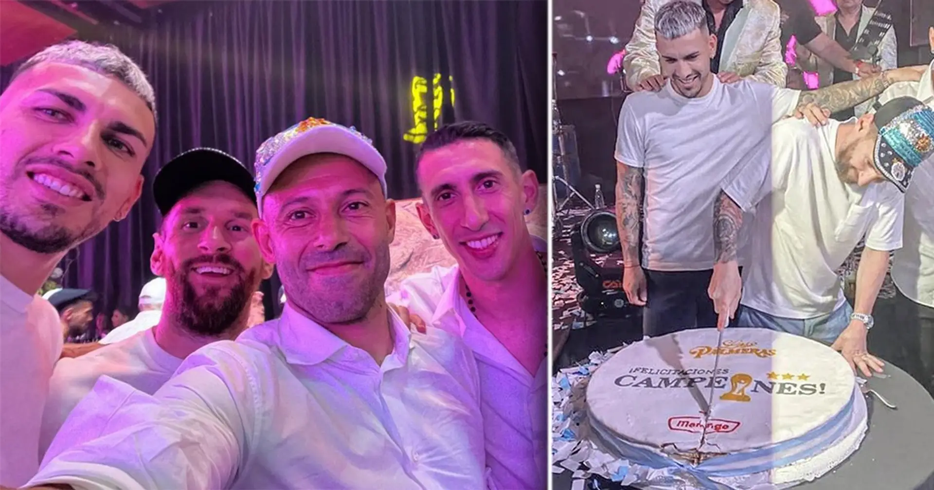Mascherano, Leo's parents and more: 8 best pics from Messi's World Cup party