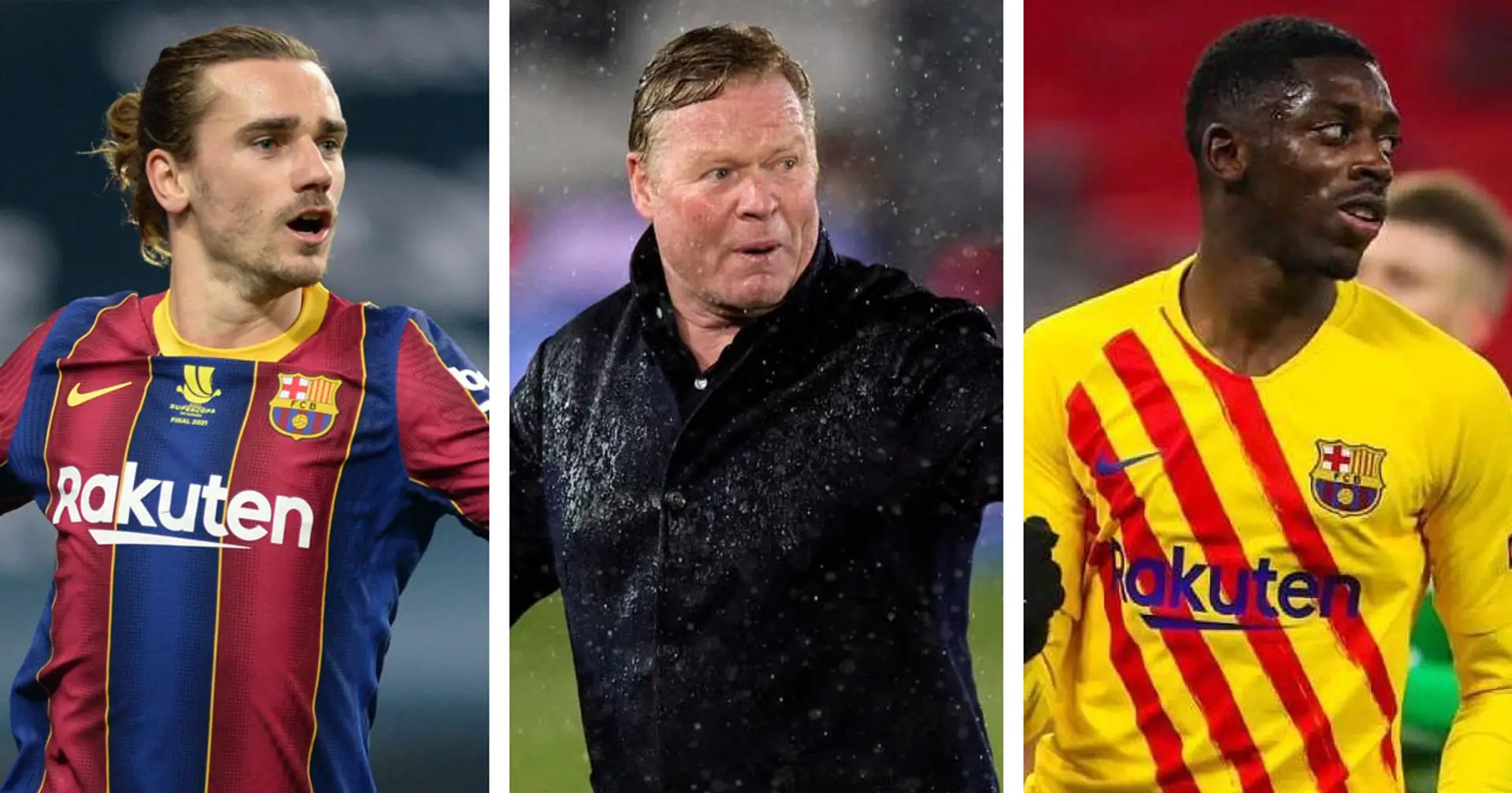 Koeman to continue with 3-5-2 set-up despite Clasico disappointment, Dembele or Griezmann to be benched