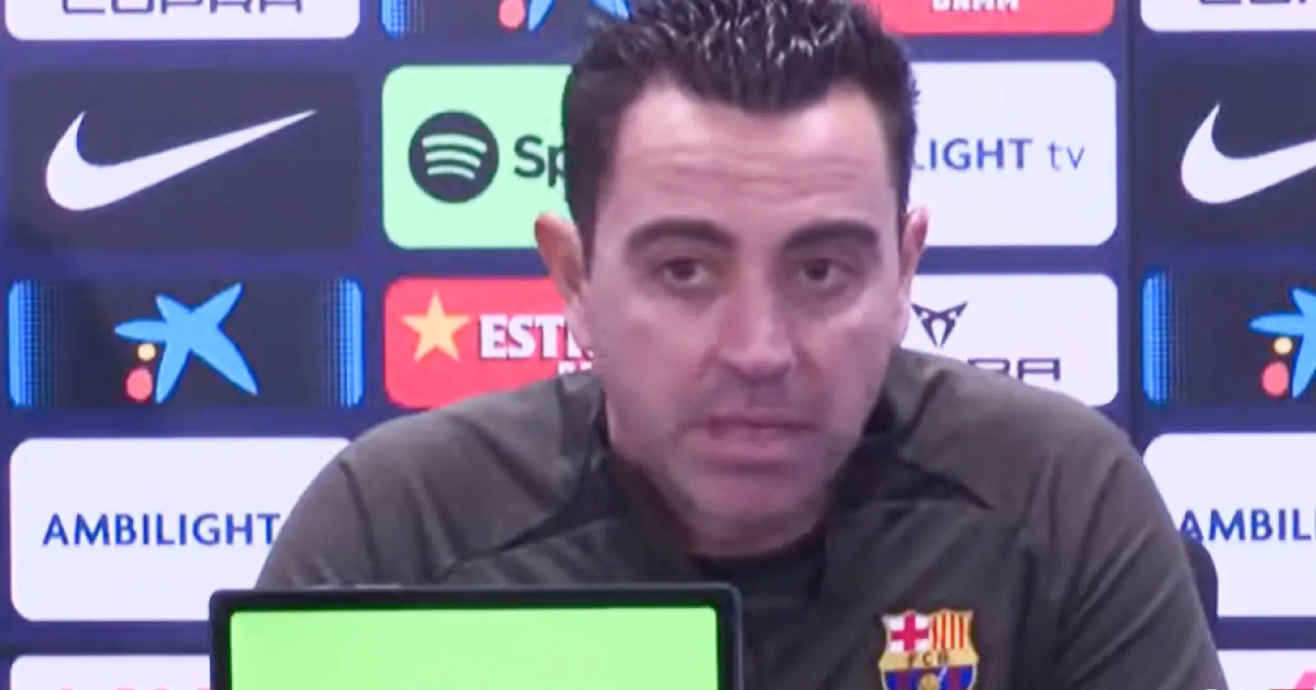 "Nous échouons tous": Xavi dénonce les plus gros problèmes du Barça cette année