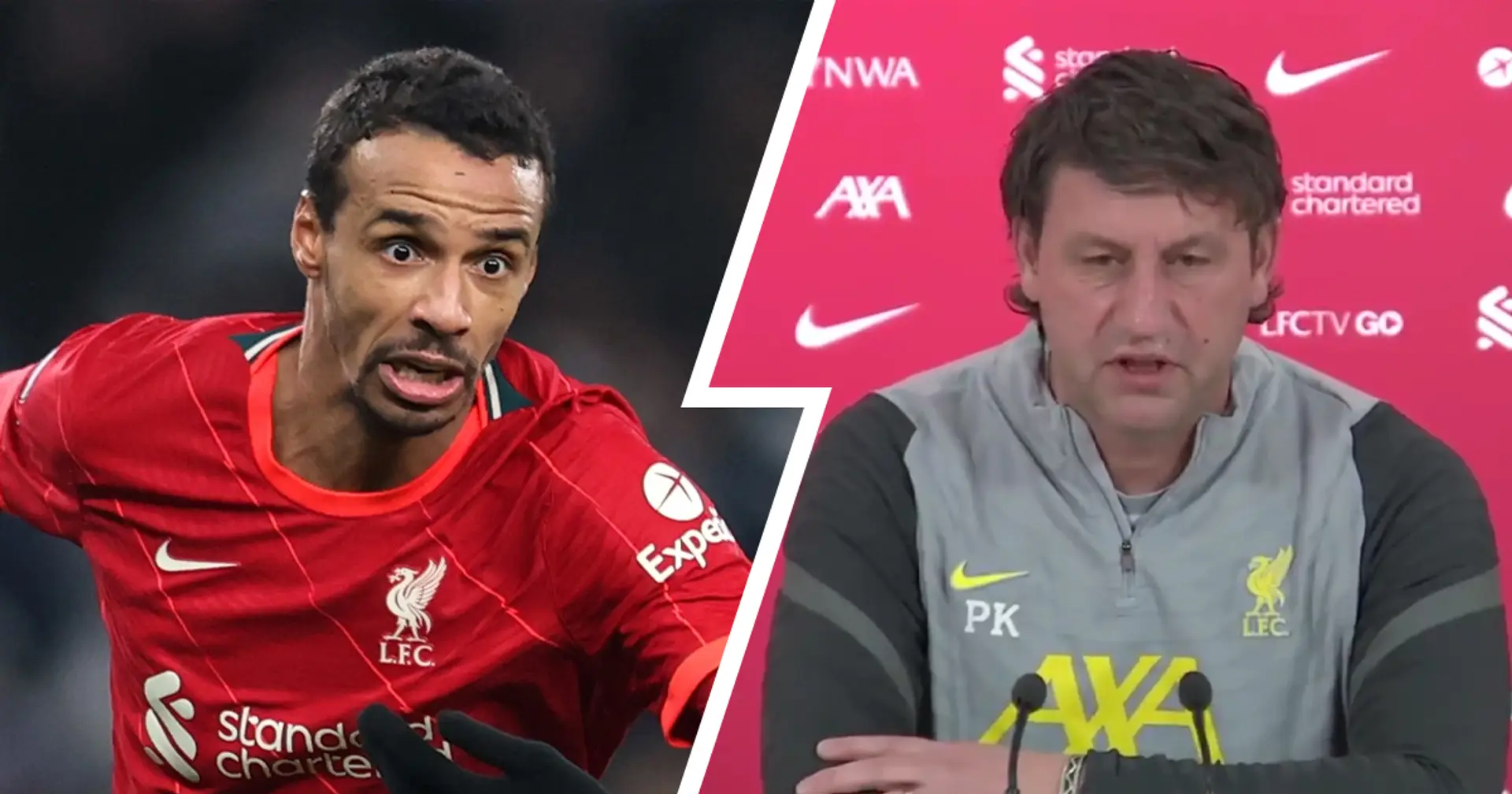 Peter Krawietz confirms Joel Matip's return to training - but refuses to reveal number players affected by Covid