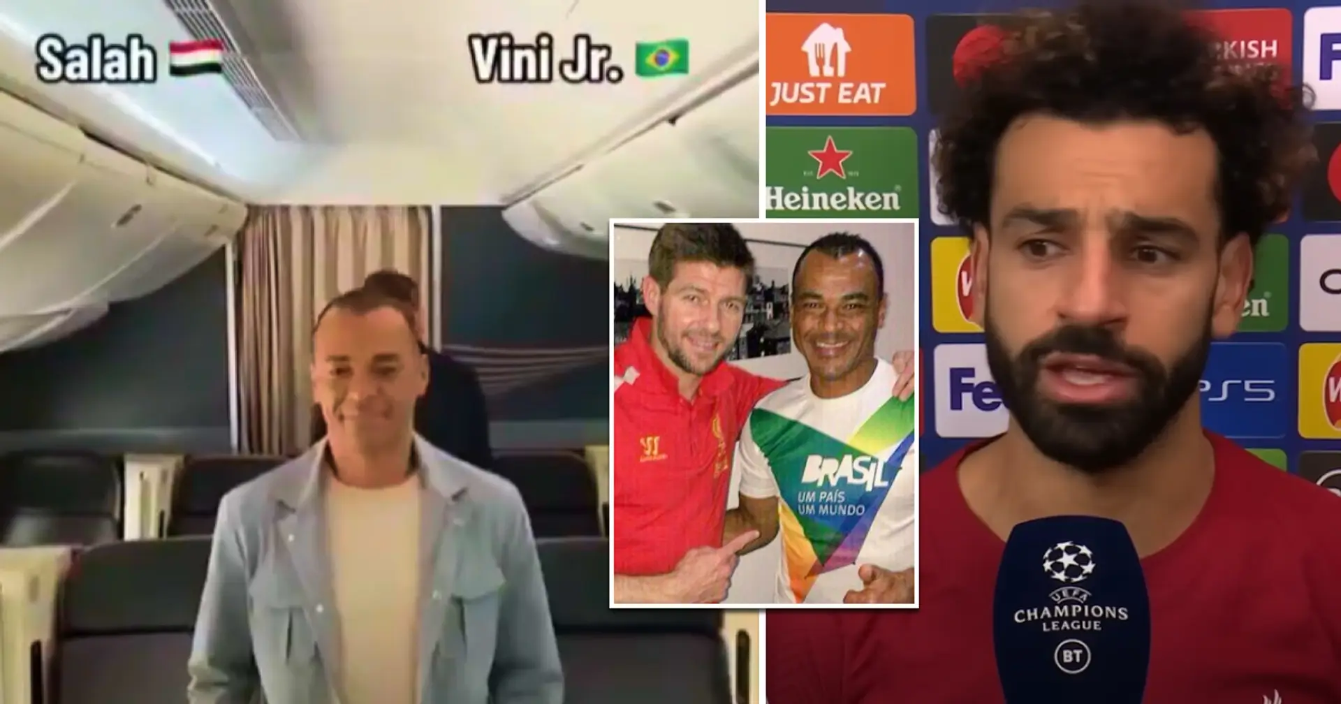Cafu and Gerrard pick best footballer out of two football superstars — agree on Mo Salah vs Vinicius