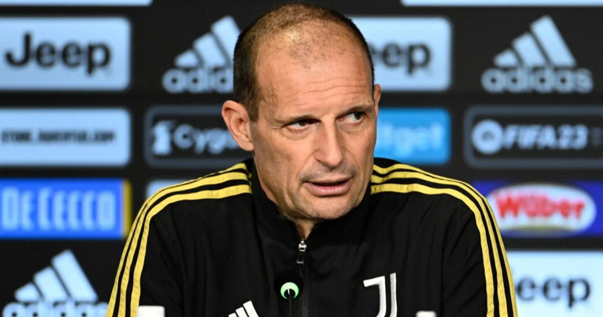 Allegri annuncia 3 titolari per il debutto della Juventus in Coppa Italia contro la Salernitana