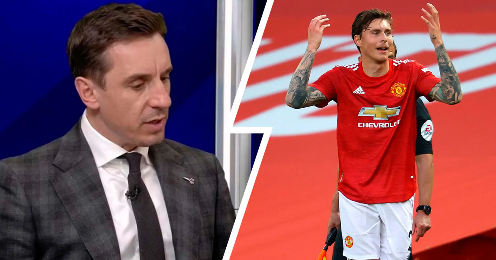 Gary Neville: 'United not going to win league with that centre-back pairing'