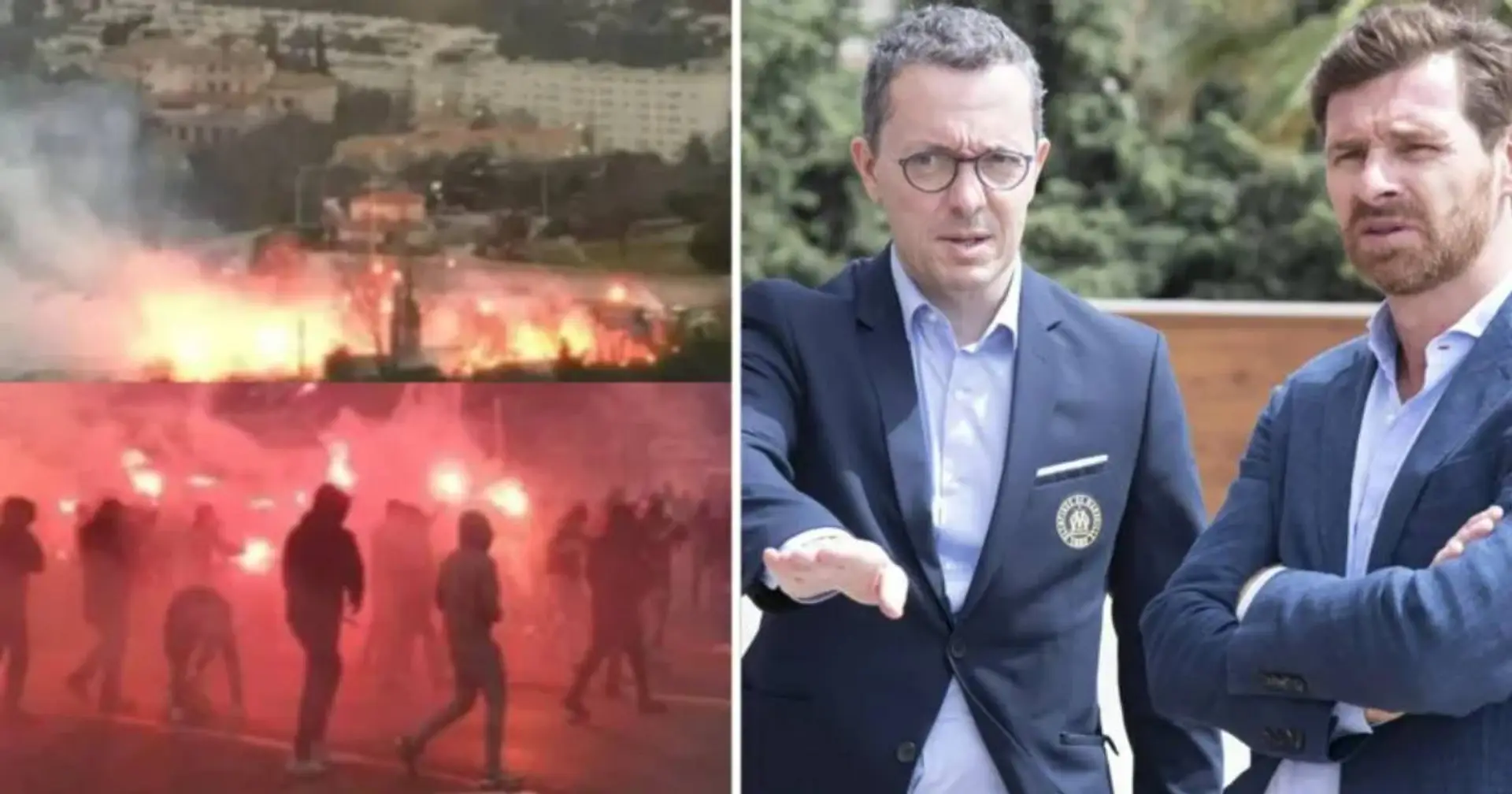 Fans encolerizados del Marsella irrumpieron en el campo de entrenamiento buscando al presidente