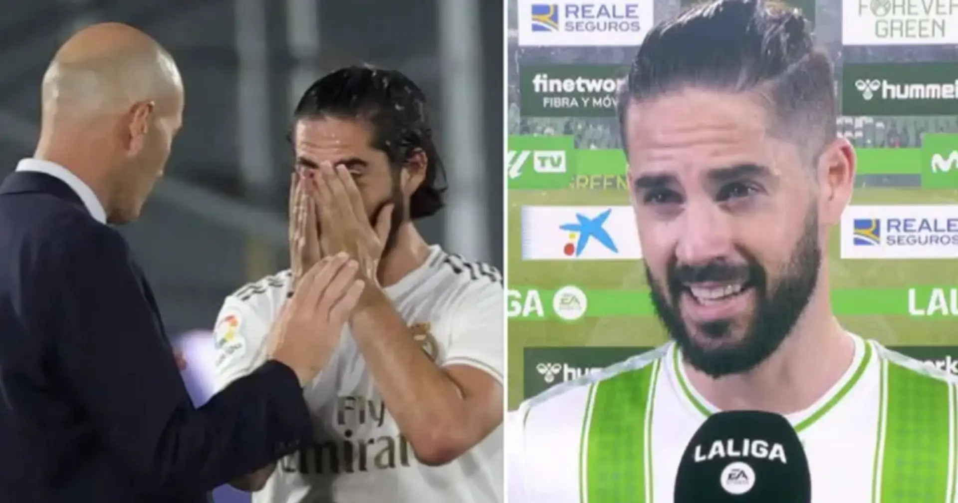 "Ich habe mich als Opfer gefühlt...": Isco erinnert sich an seine Zeit bei Real Madrid