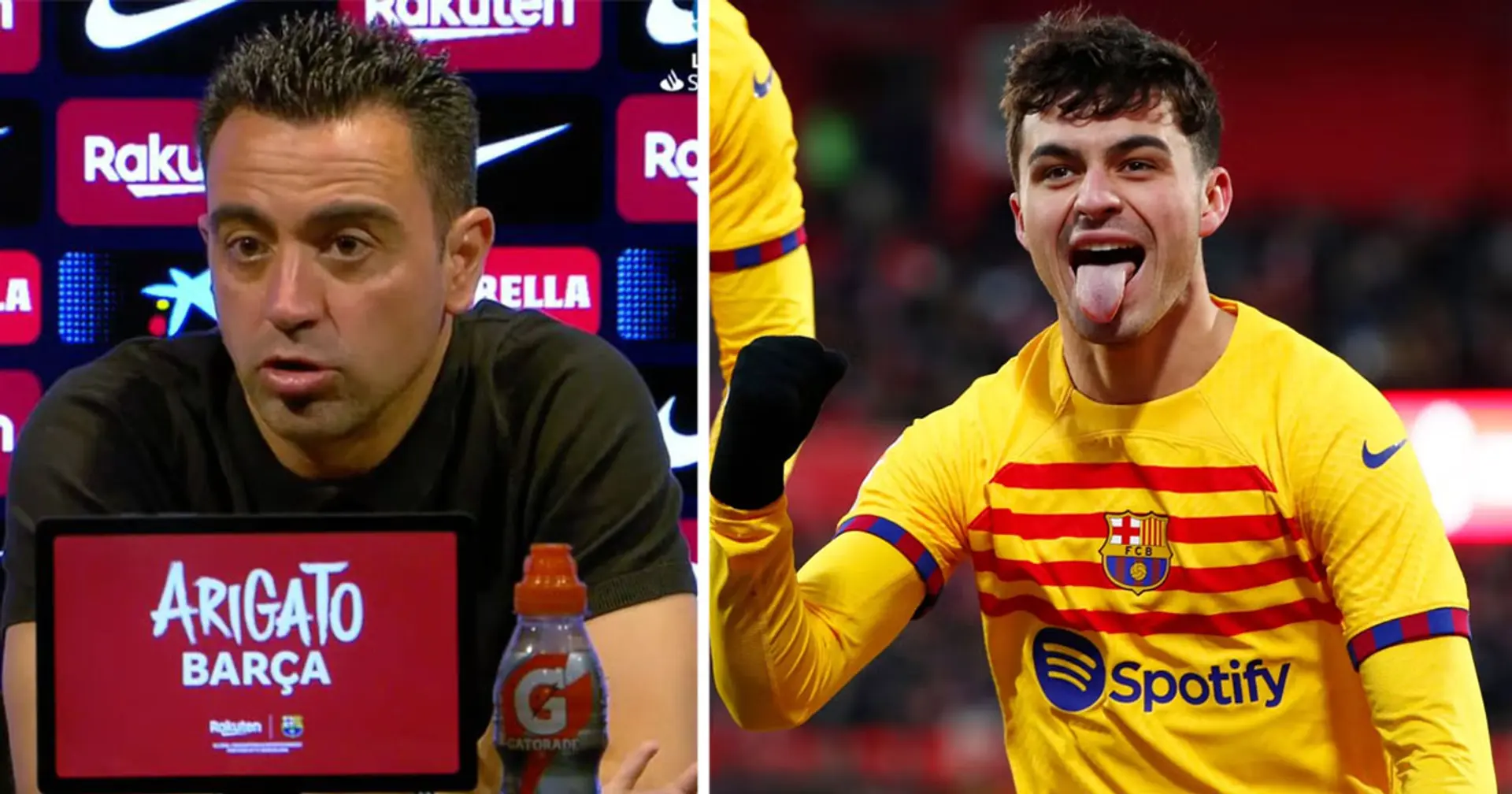 'One of the best midfielders in the world at 20 years old': Xavi signs high Pedri praises