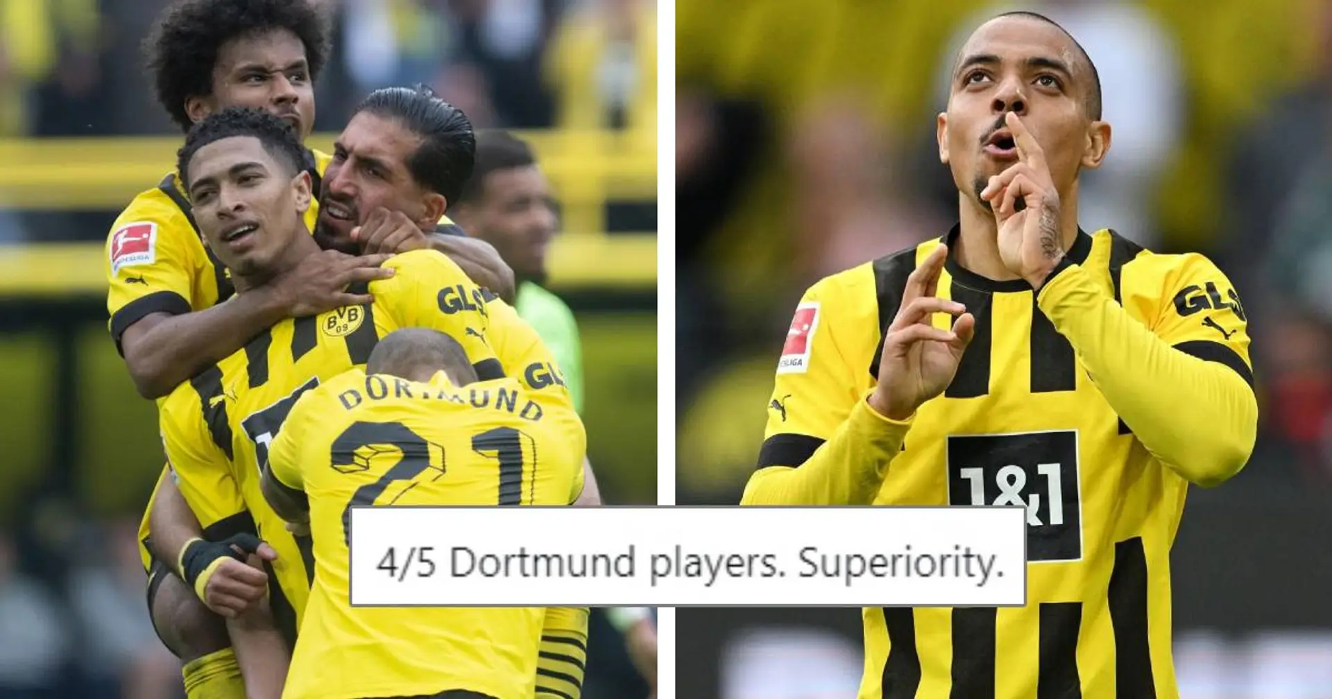 Malen und Co.: 4 von 5 BuLi-Spielern mit den meisten Scorerpunkten im Jahr 2023 spielen für Dortmund!