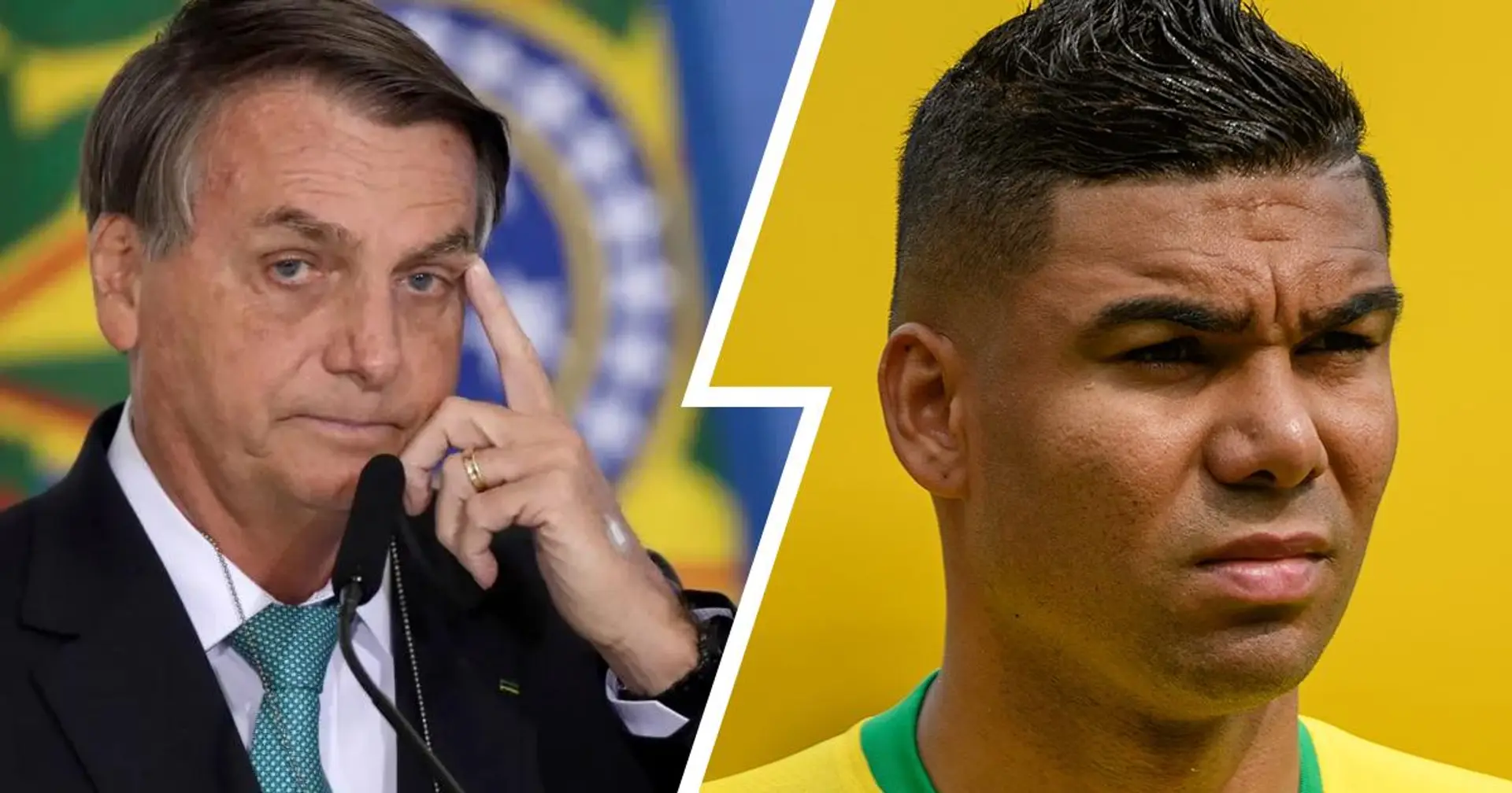Casemiro se positionne contre Bolsonaro et l'organisation de la Copa América au Brésil