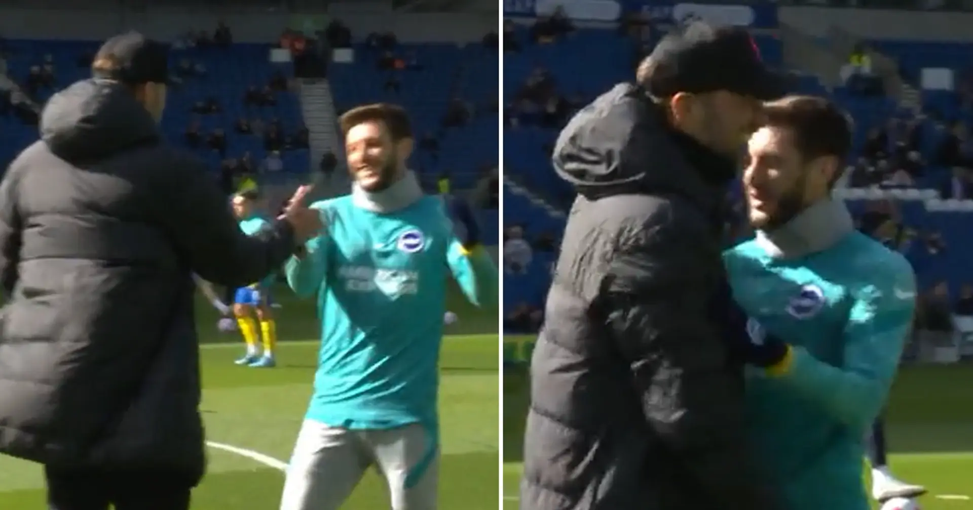 What happened when Klopp bumped into Lallana before Brighton game (video)
