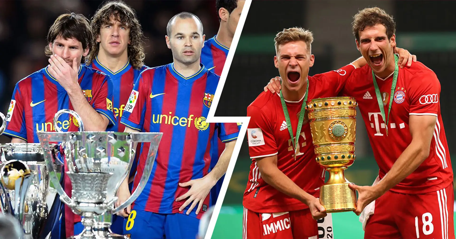 Stats, transfers, systems of play: Comparing Guardiola's 2009 Barca to Flick's 2020 Bayern