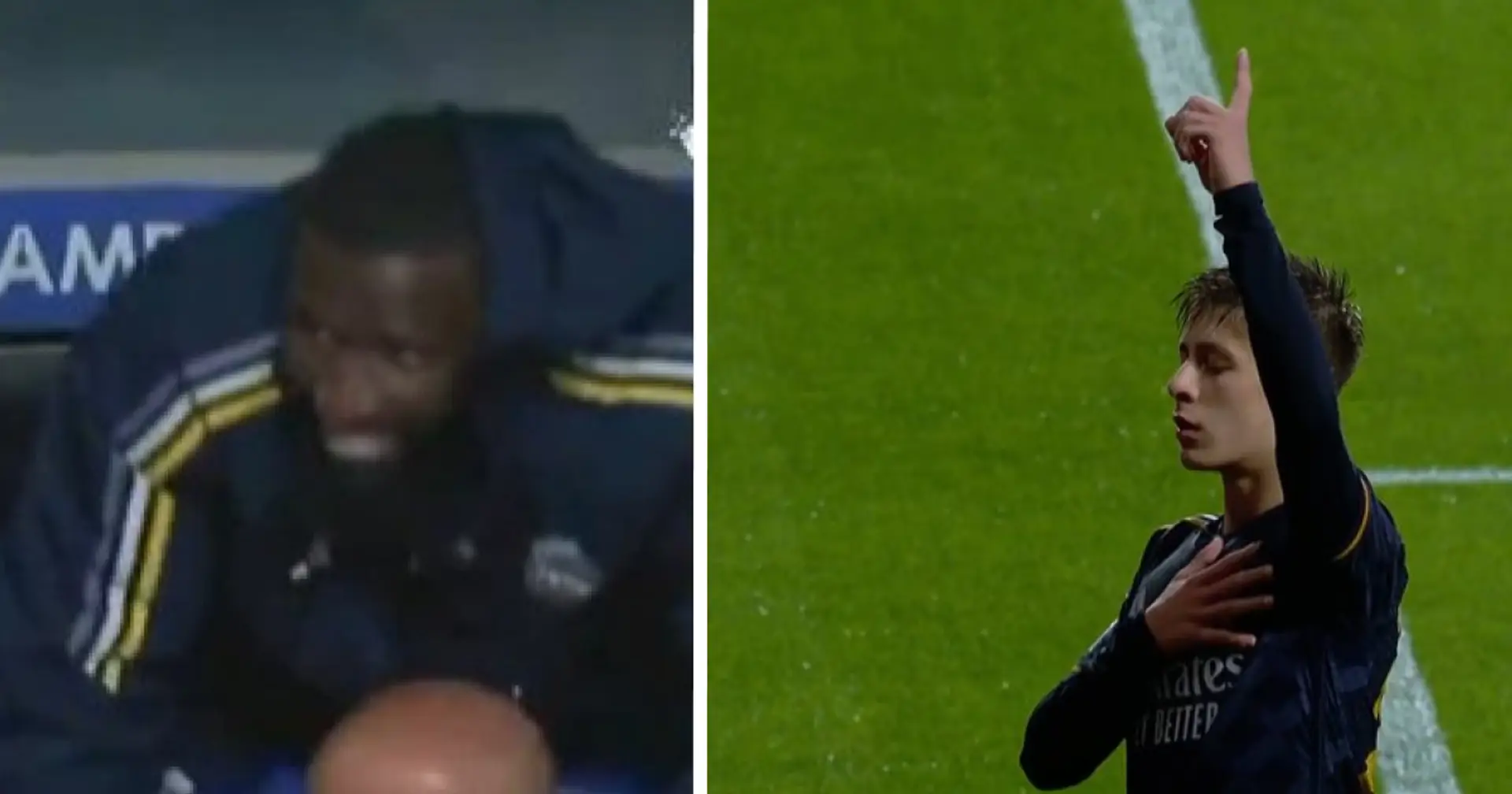 Spotted: Rudiger's celebrates Arda Guler's goal different from everyone else
