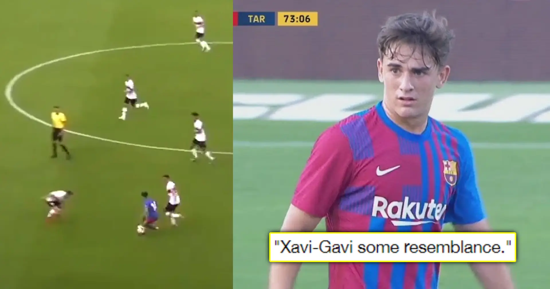 16-year-old Barca kid Gavi stuns fans with fantastic performance, gets compared to Xavi