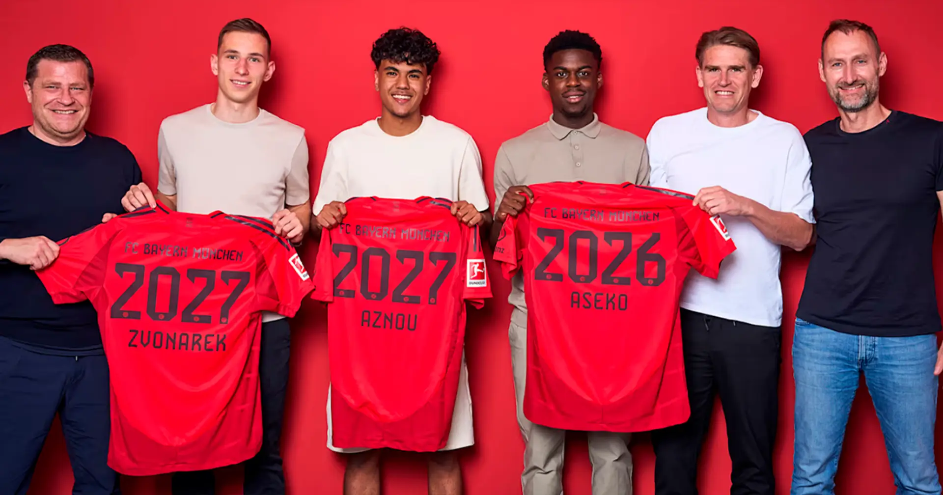 Bayern-Toptalente Zvonarek, Aseko Nkili und Aznou haben Profiverträge unterschrieben!