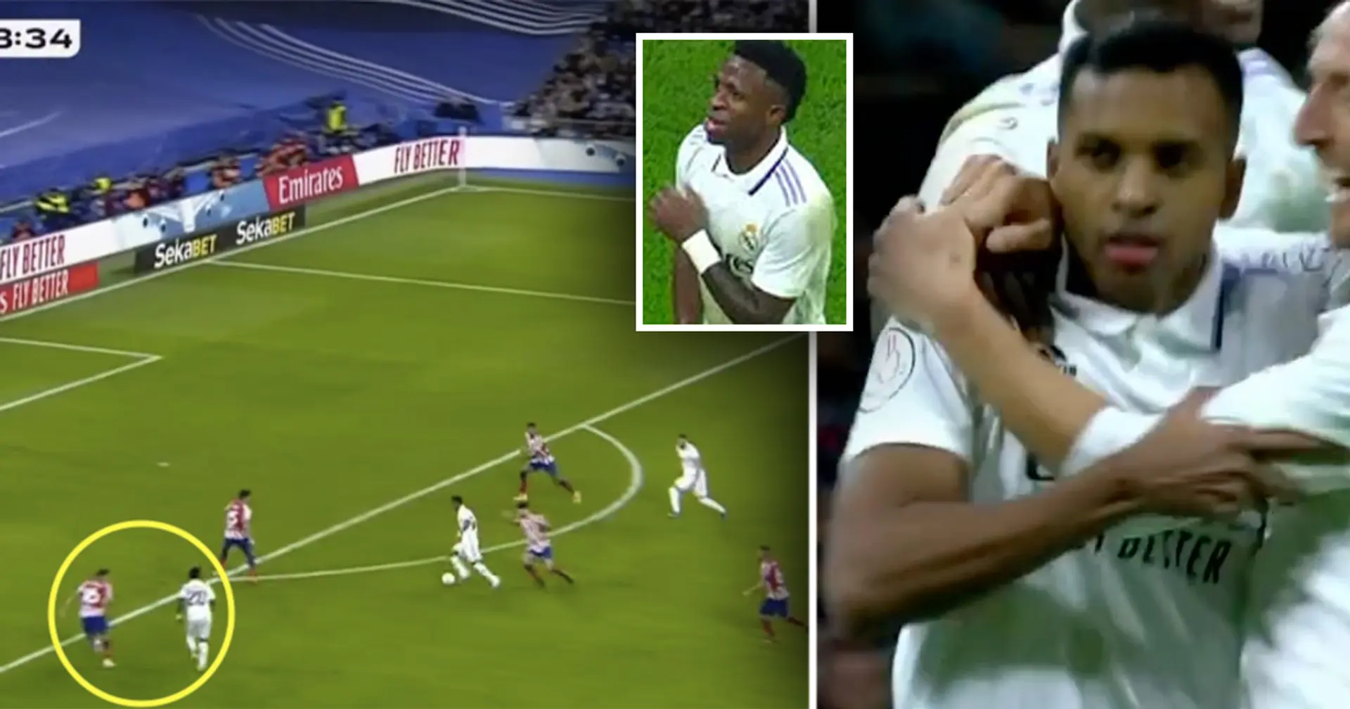 El papel importante de Vinicius en el gol de Rodrygo ante el Atlético explicado, ni siquiera tocó el balón