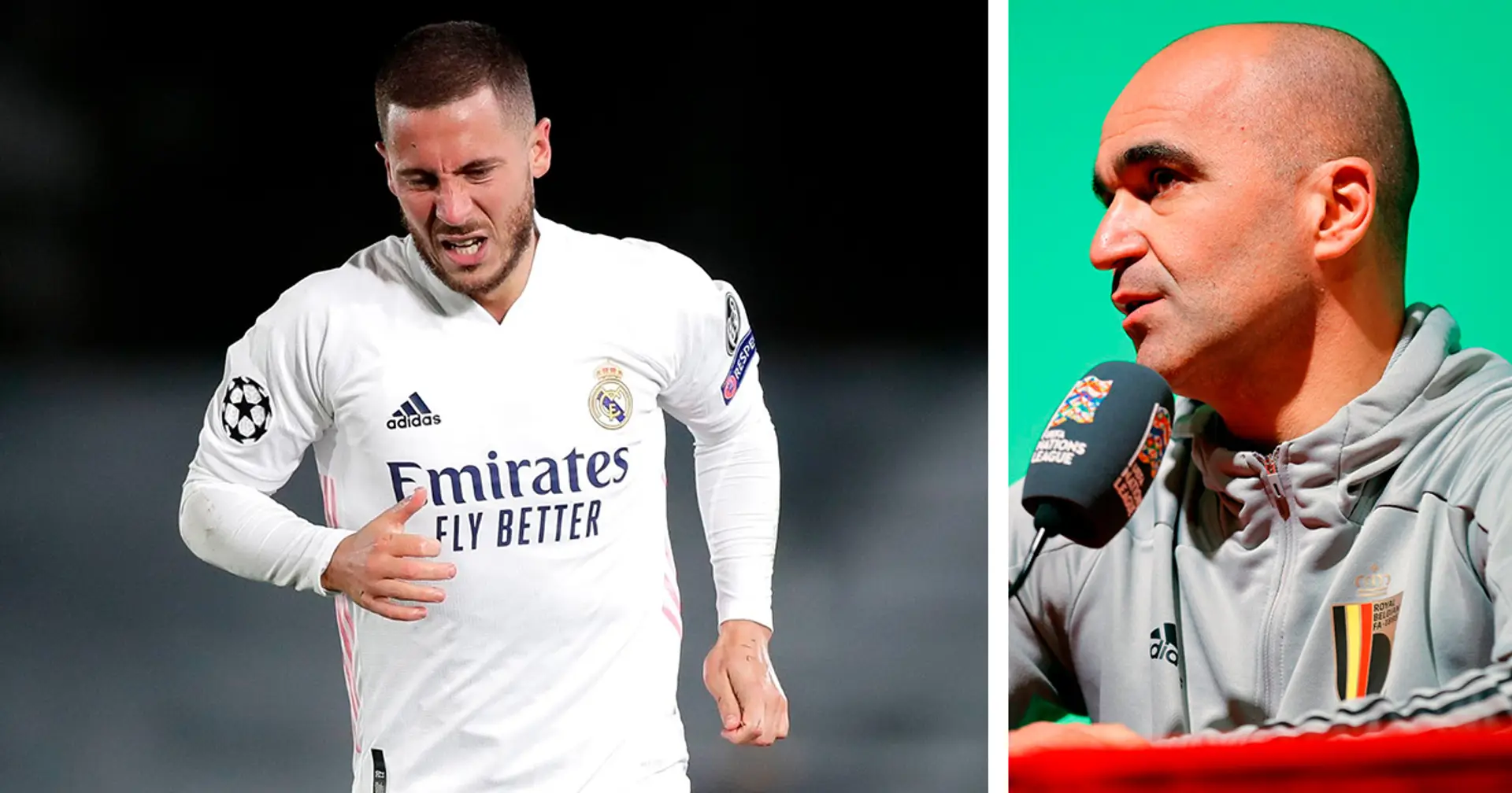 'I'm concerned about his lack of happiness': Belgium boss Roberto Martinez opens up on Hazard's injury record at Real Madrid