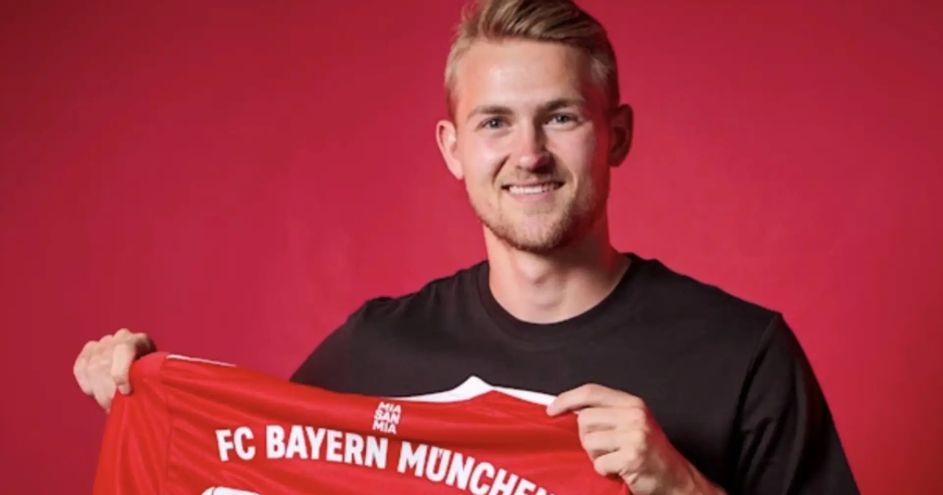 OFFICIAL: Matthijs de Ligt joins Bayern Munich