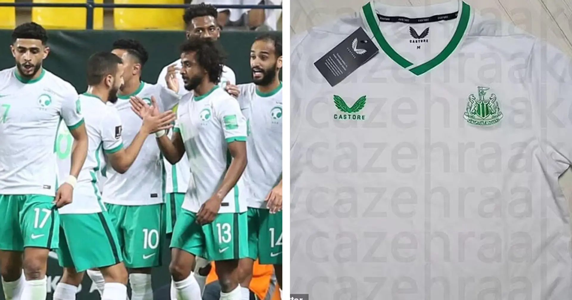 Newcastle United to wear 'Saudi Arabia inspired’ green and white away kit for next season