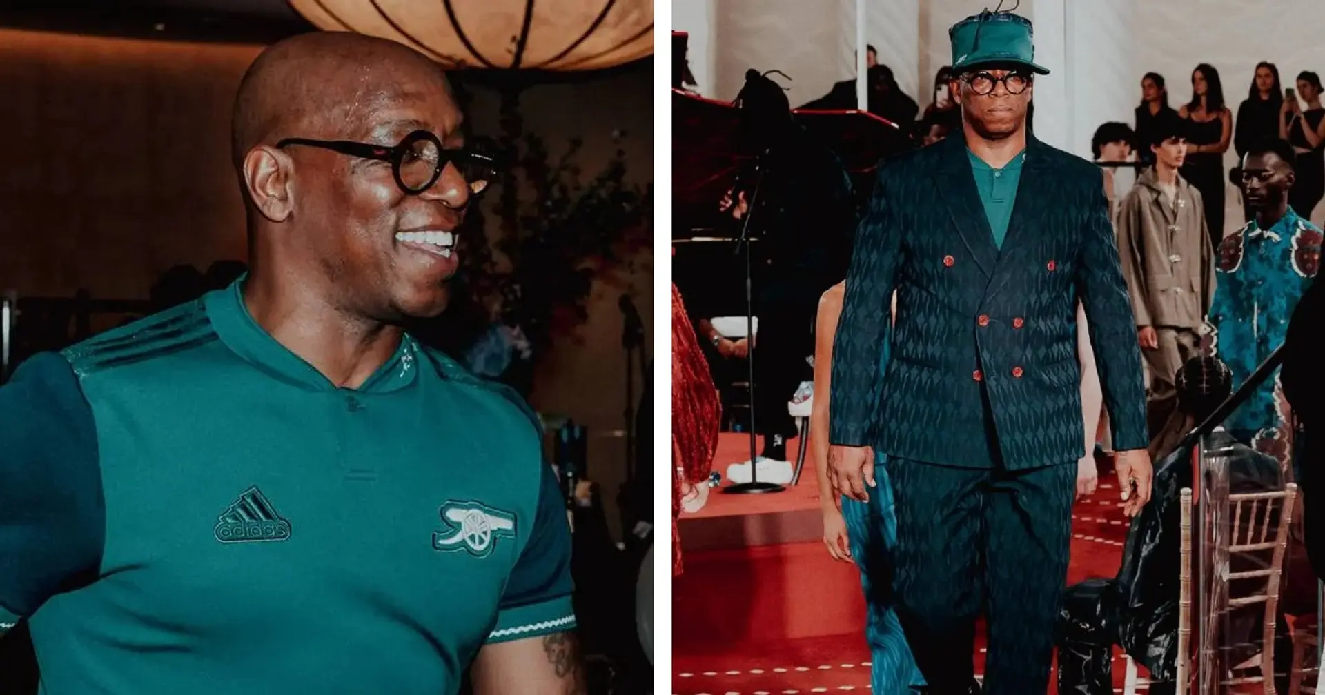 9 best images as Ian Wright walks the ramp at London Fashion Week