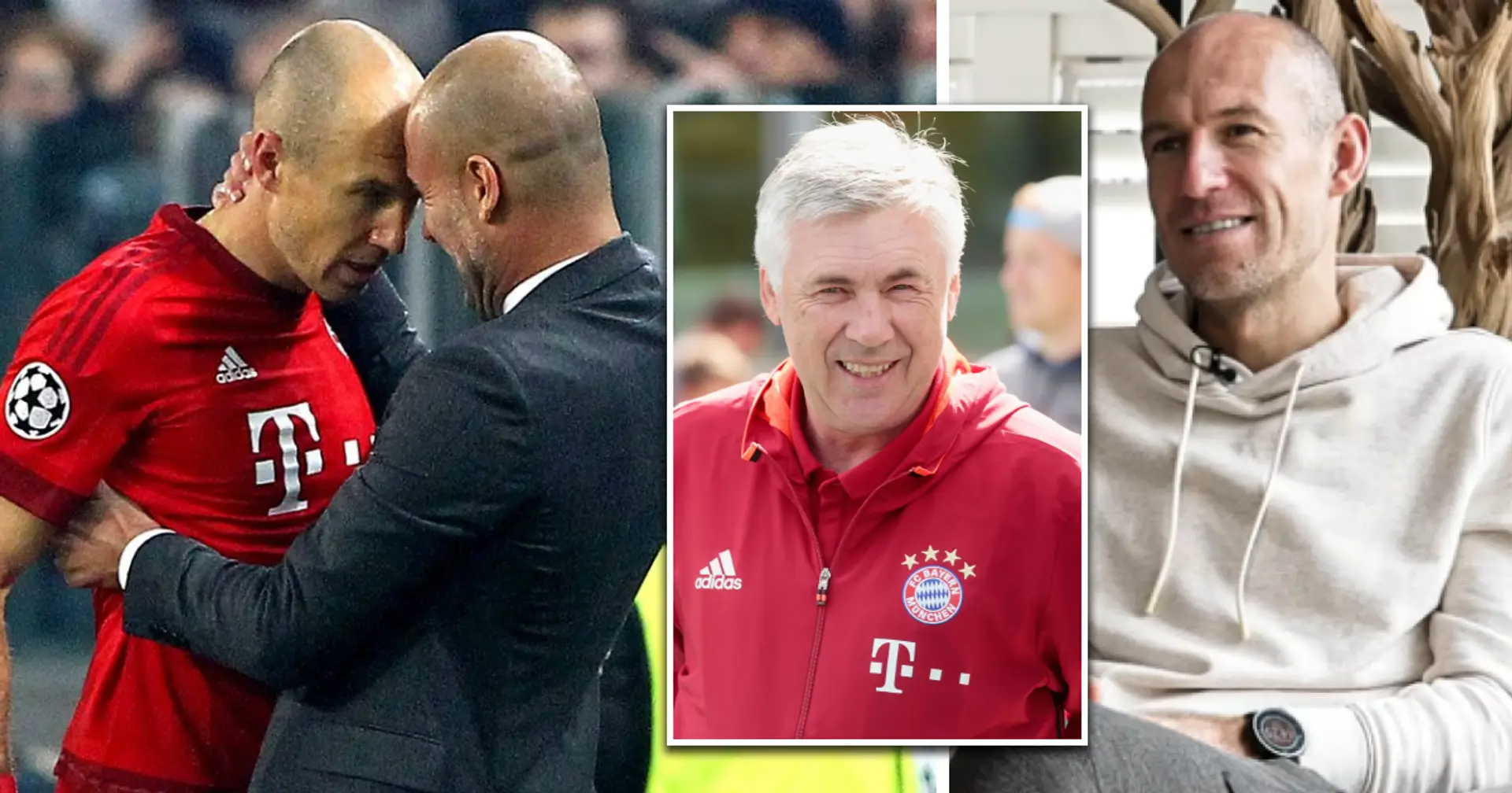 'He's a football maniac': Arjen Robben compared Pep Guardiola and Carlo Ancelotti