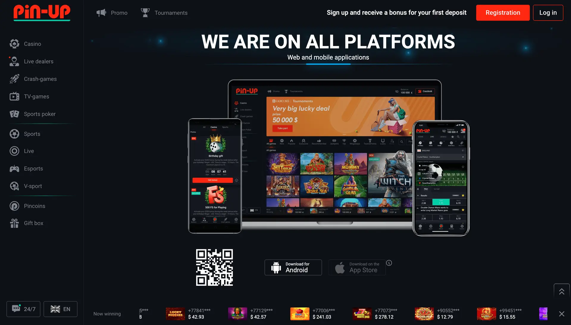 Application Pin-Up : jouer au casino en toute transparence sur votre mobile