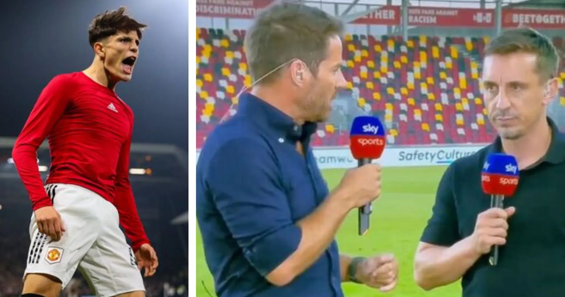 'You don't want a team of Gary Nevilles': Jamie Redknapp on what sets Alejandro Garnacho apart