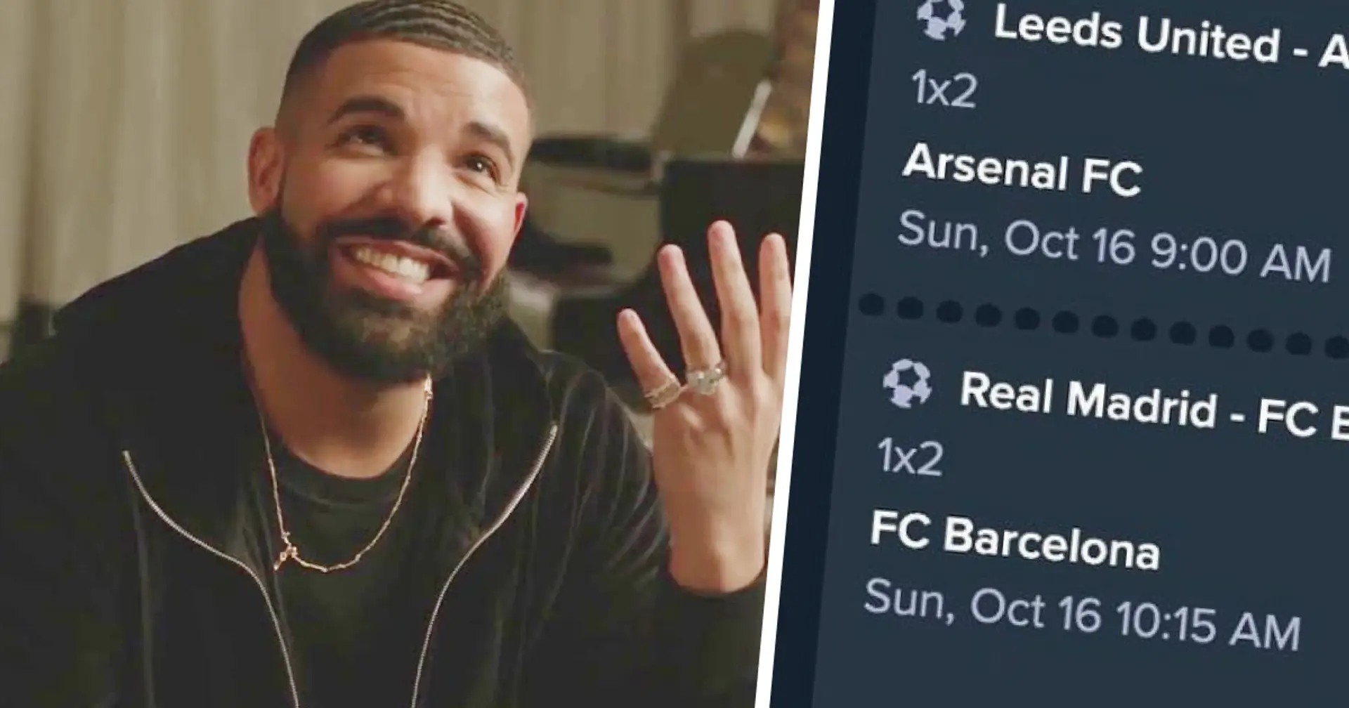 Drake perd près d'un million de dollars en pariant sur le Barça pour battre le Real Madrid