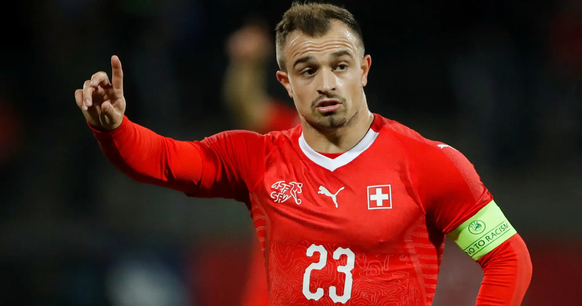 Shaqiri set to captain Switzerland with Xhaka missing out against Spain