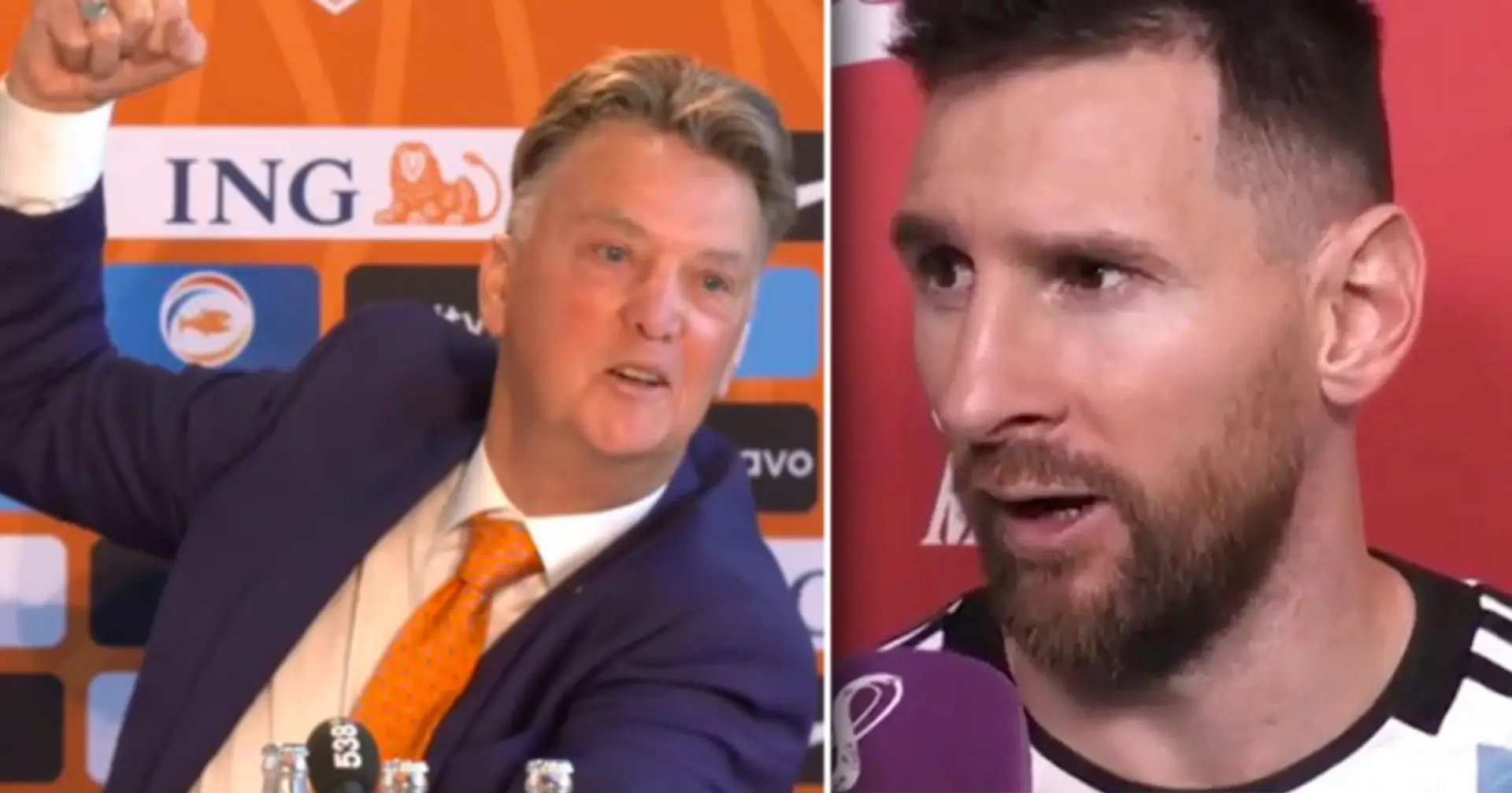 'I feel disrespected': Messi hits out at Van Gaal after the Netherlands win